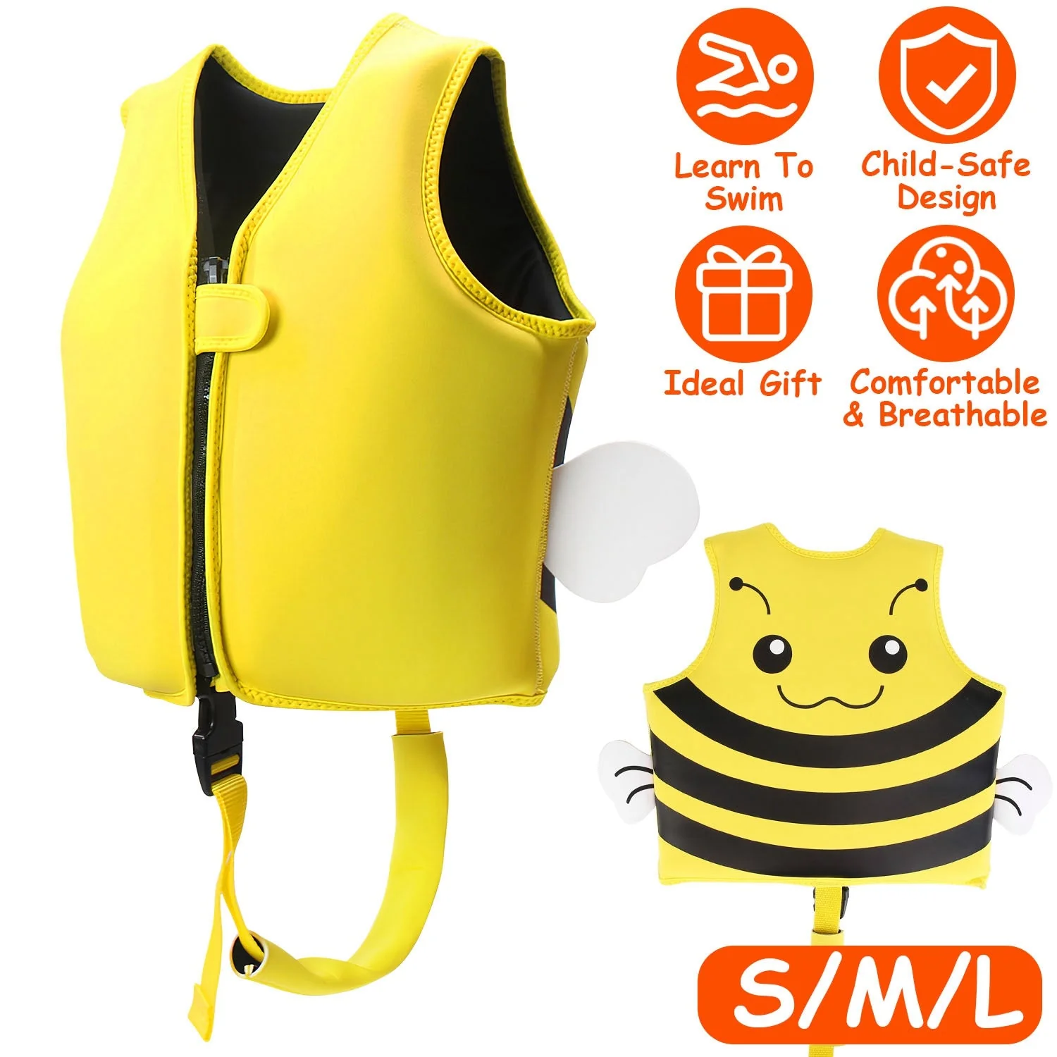 GBruno Swim Vest For Kids Float Jacket - Image 3