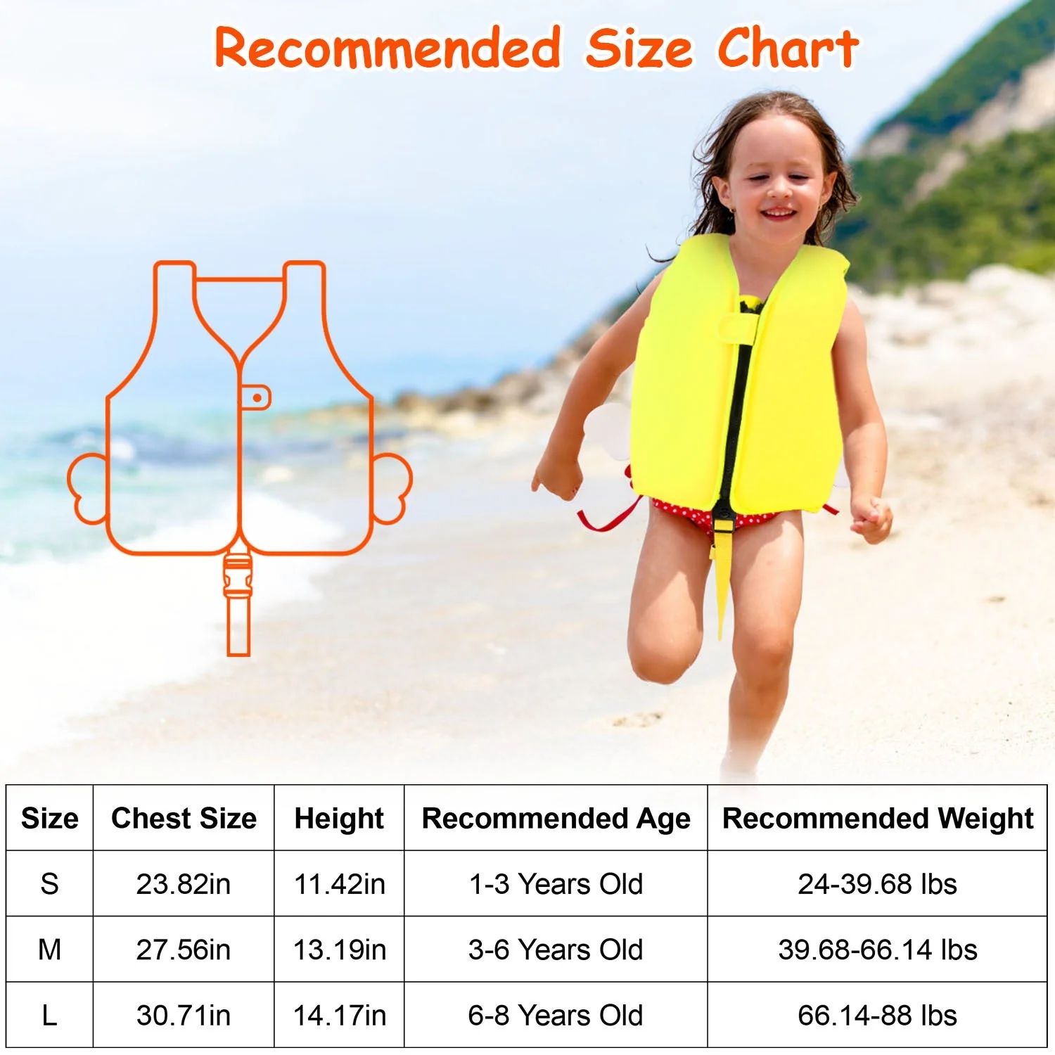 GBruno Swim Vest For Kids Float Jacket - Image 6
