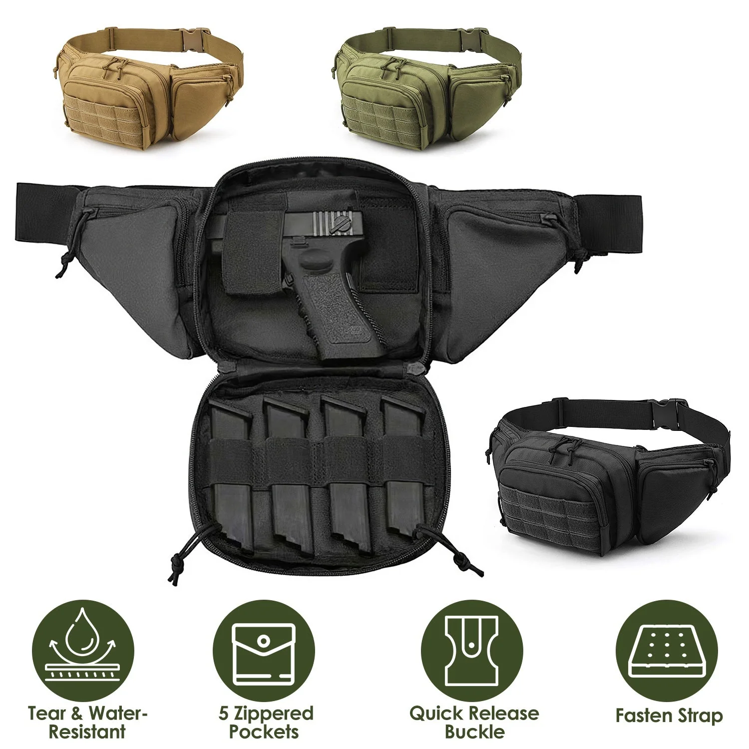 GBruno Tactical Fanny Pack - Image 3