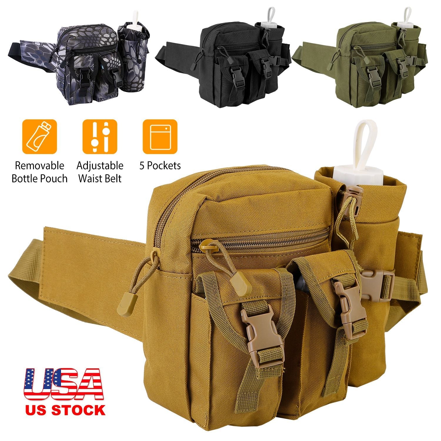 GBruno Tactical Waist Bag - Image 2