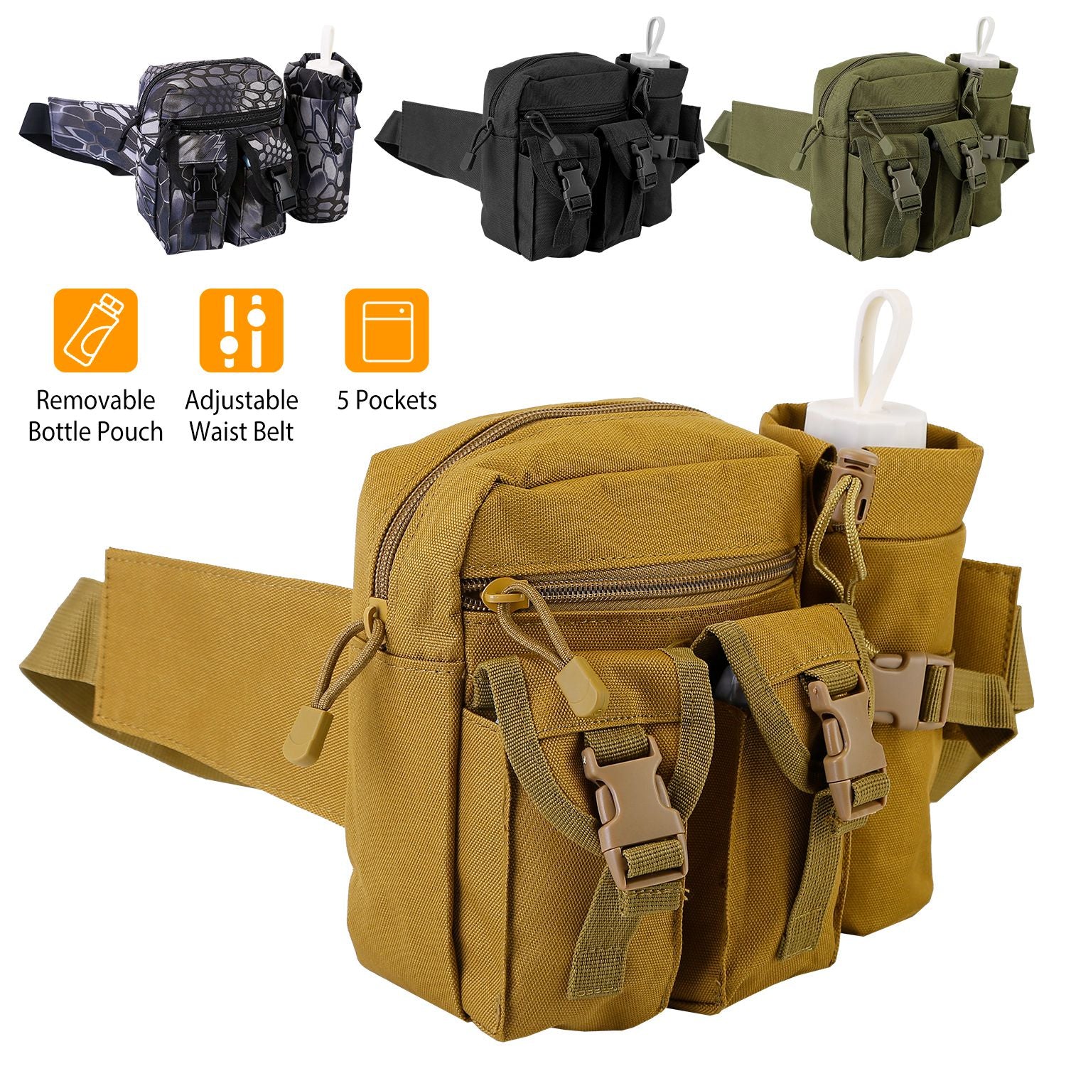 GBruno Tactical Waist Bag - Image 3