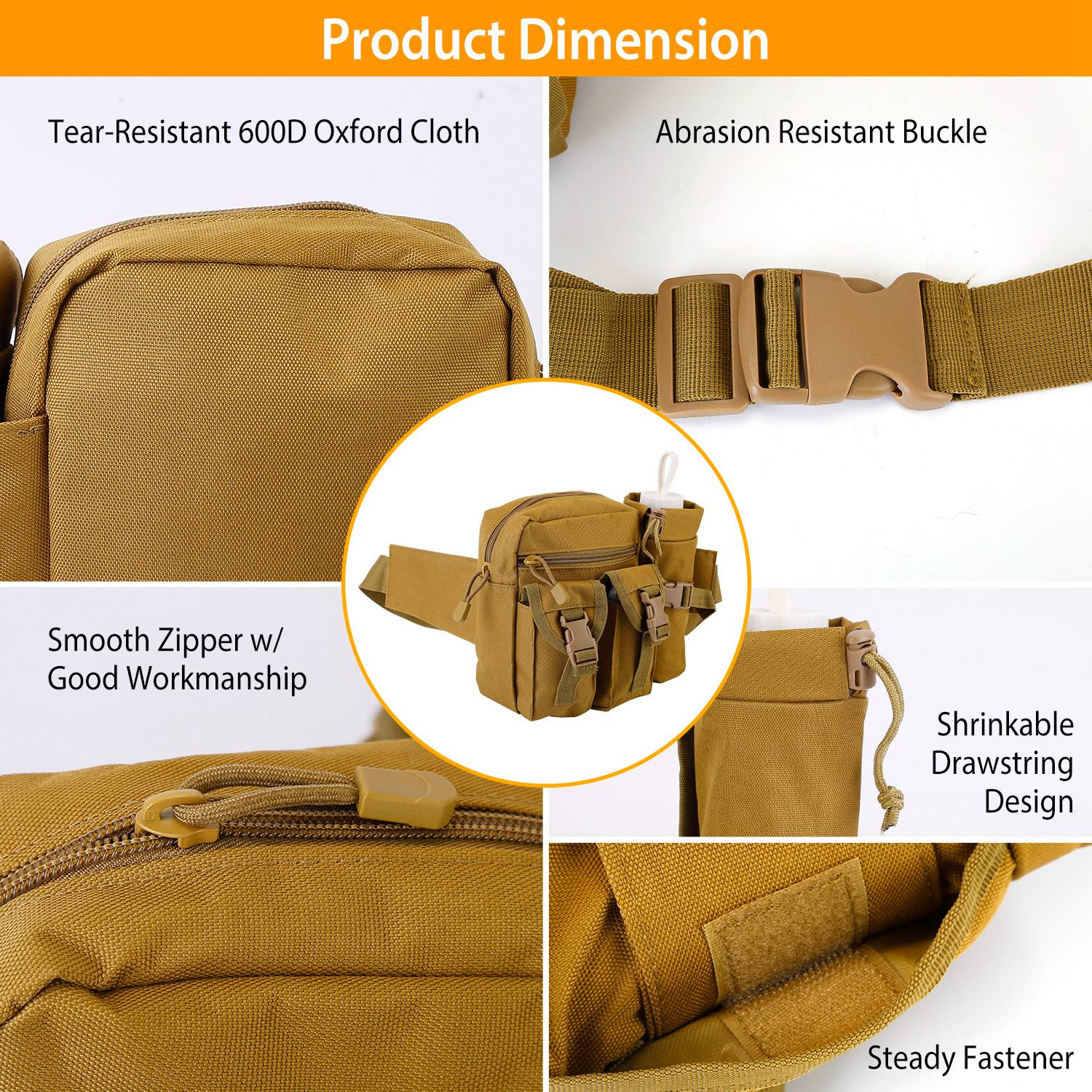 GBruno Tactical Waist Bag - Image 6