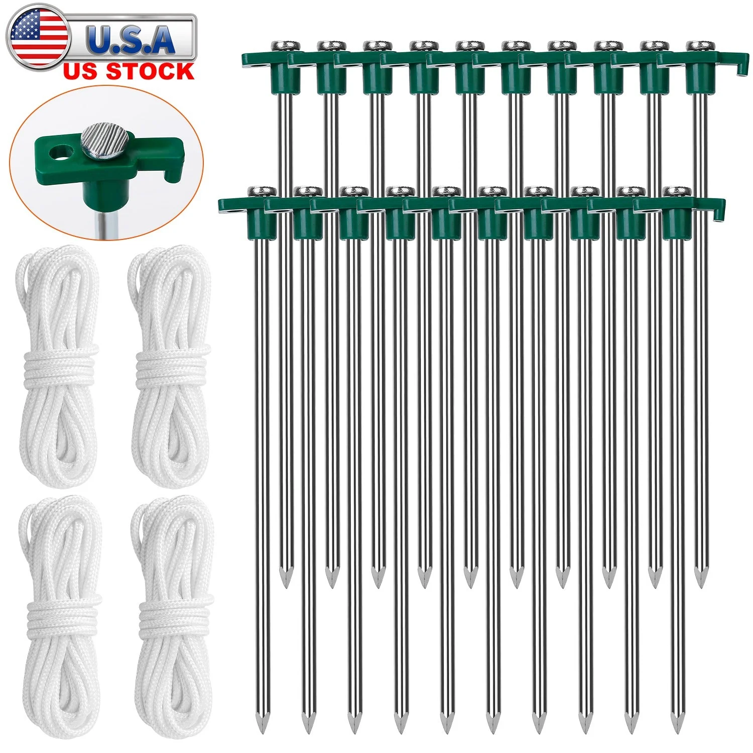 GBruno Tent Pegs Ropes Set - Image 3