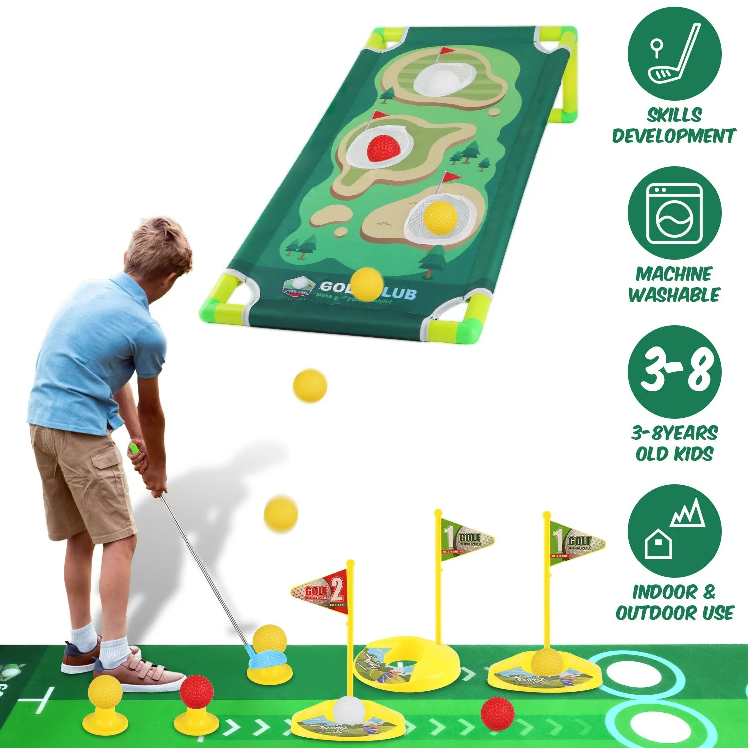 GBruno Toddler Golf Club Toy Set - Image 2