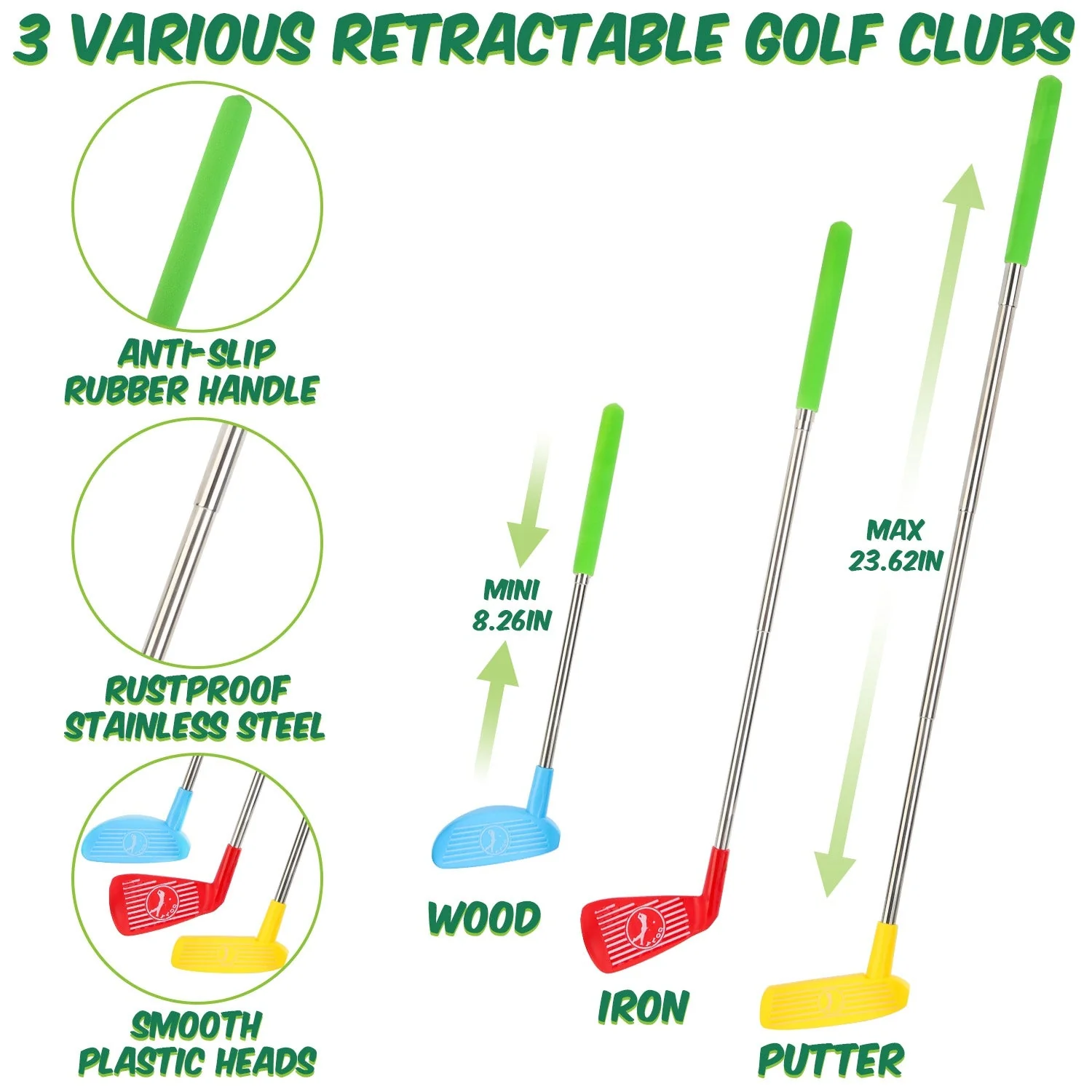 GBruno Toddler Golf Club Toy Set - Image 5