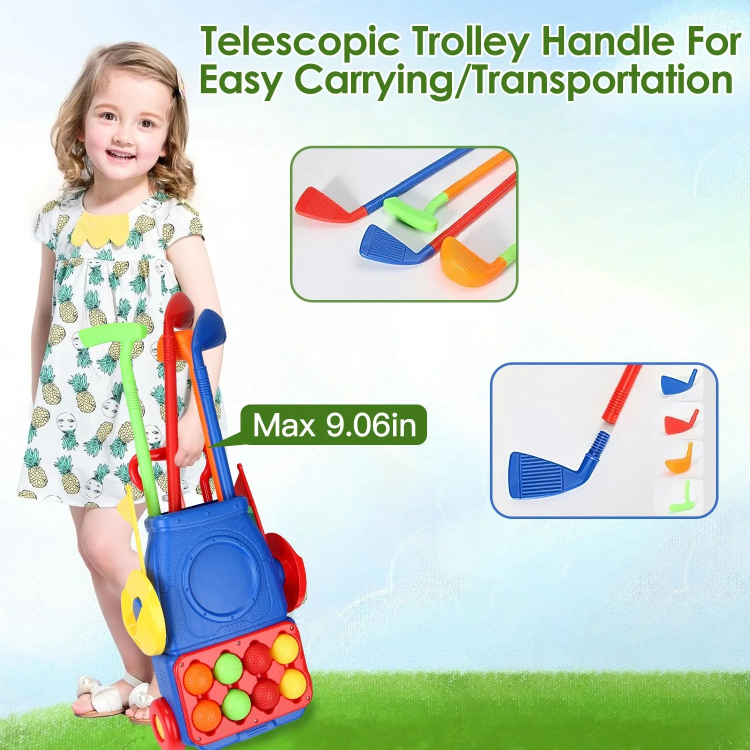 GBruno Toddler Golf Clubs Set Kids - Image 4
