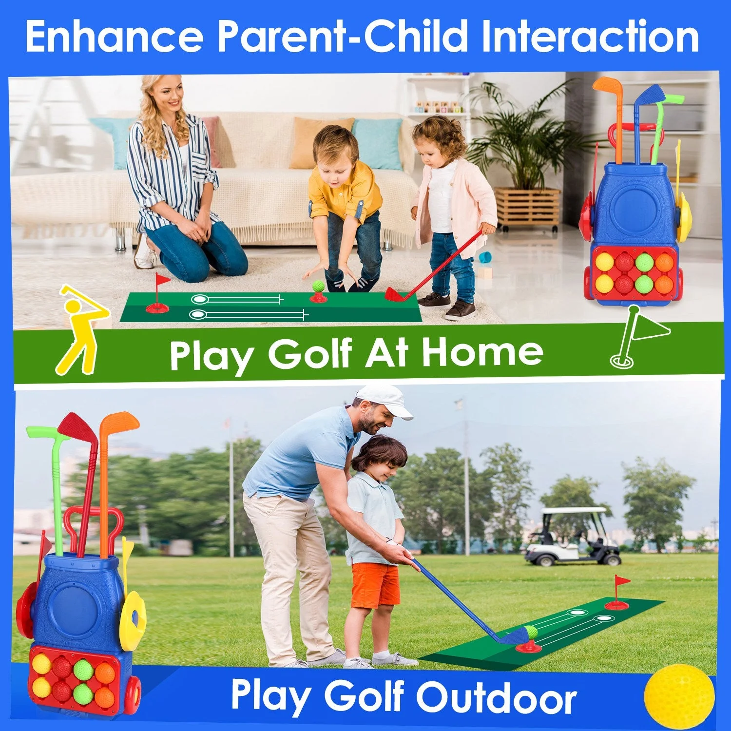 GBruno Toddler Golf Clubs Set Kids - Image 6