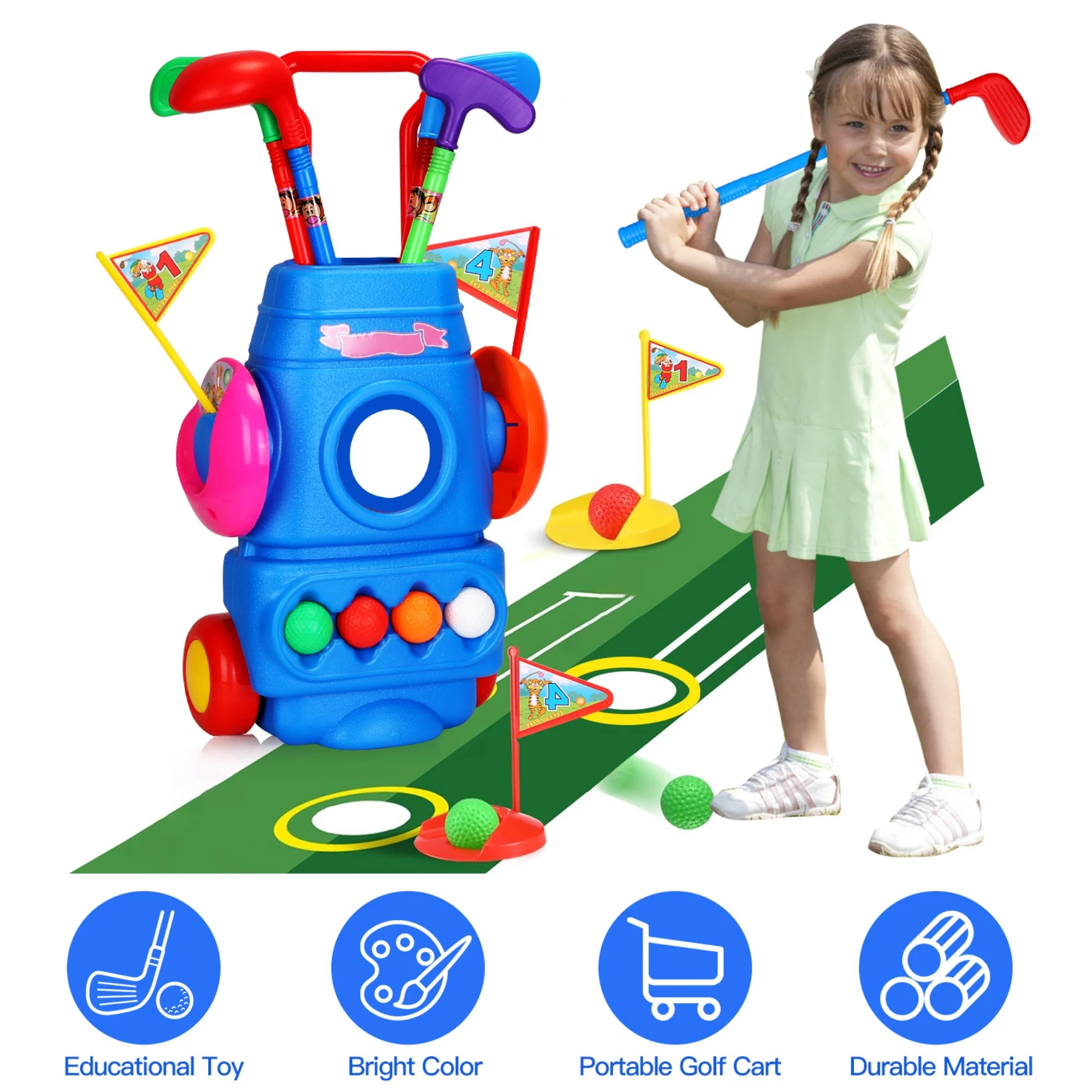 GBruno Toddler Golf Set - Image 2