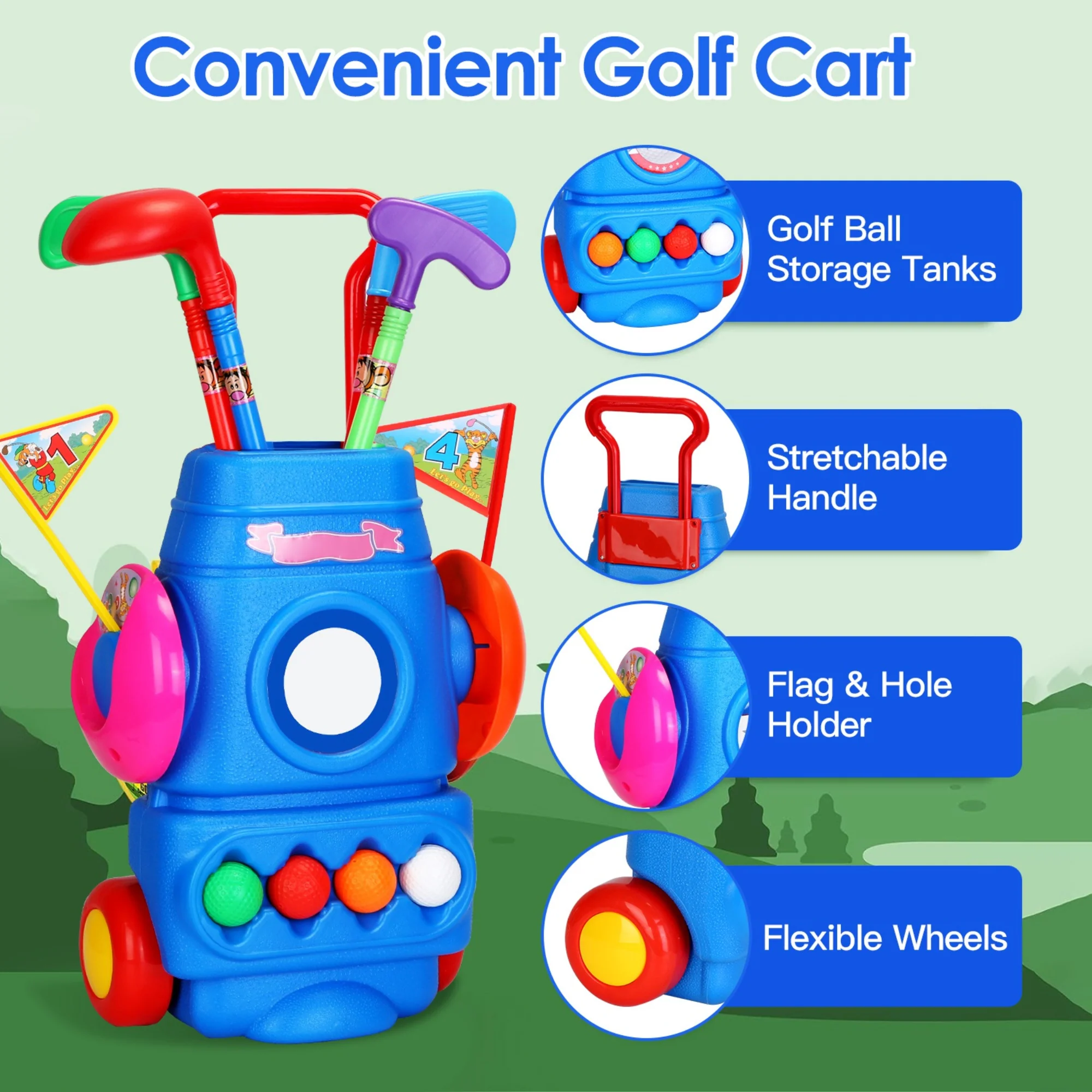 GBruno Toddler Golf Set - Image 3