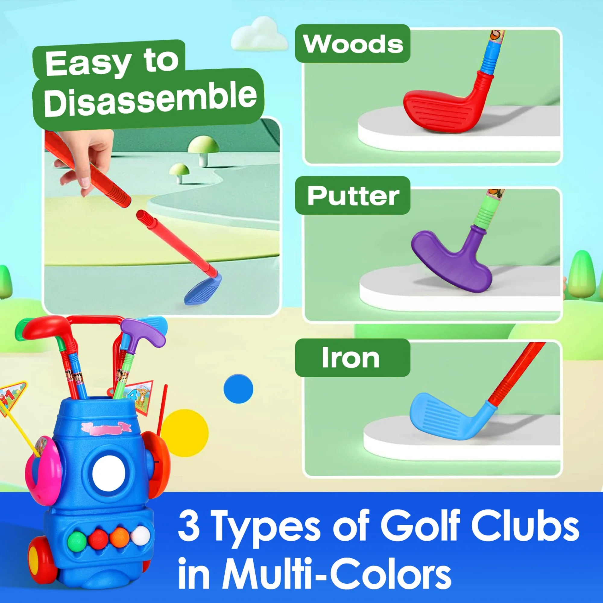 GBruno Toddler Golf Set - Image 5