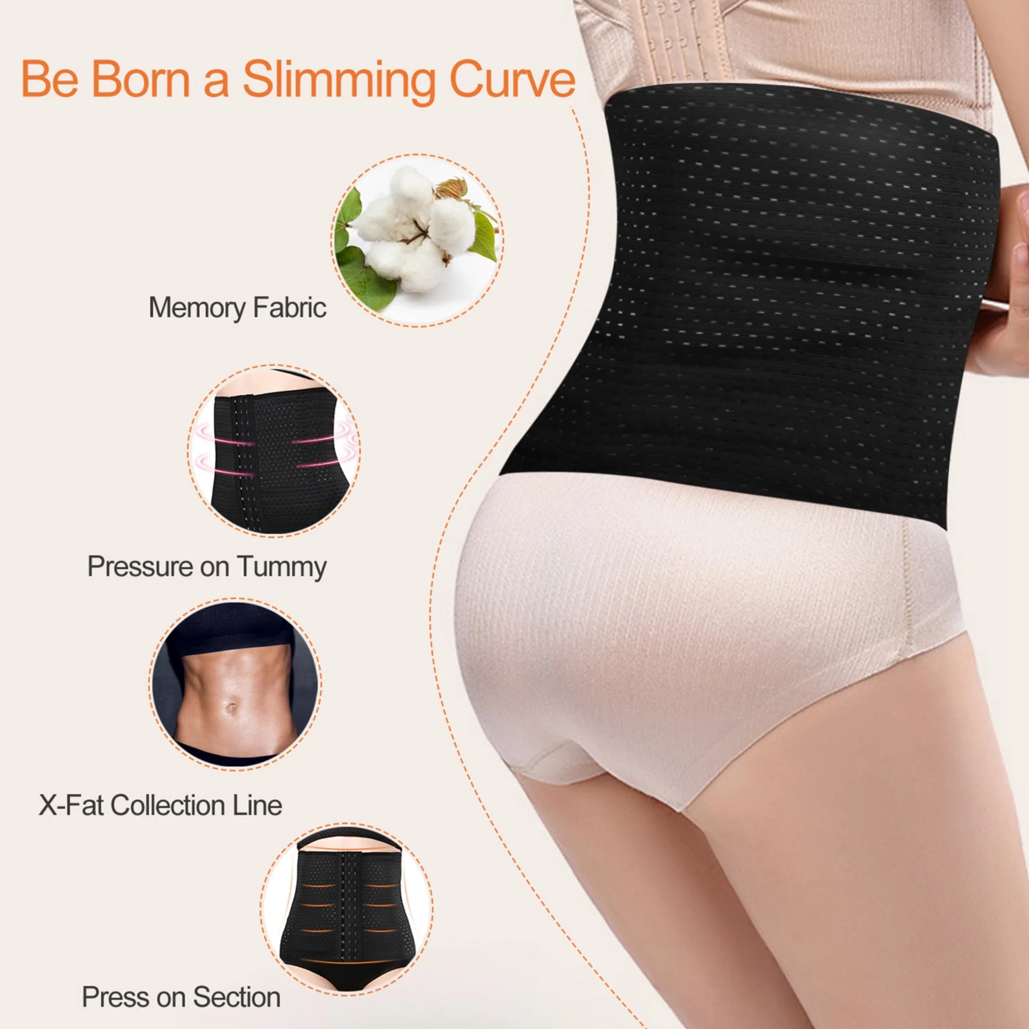 GBruno U-Shaped Slimming Waist Belt - Image 5