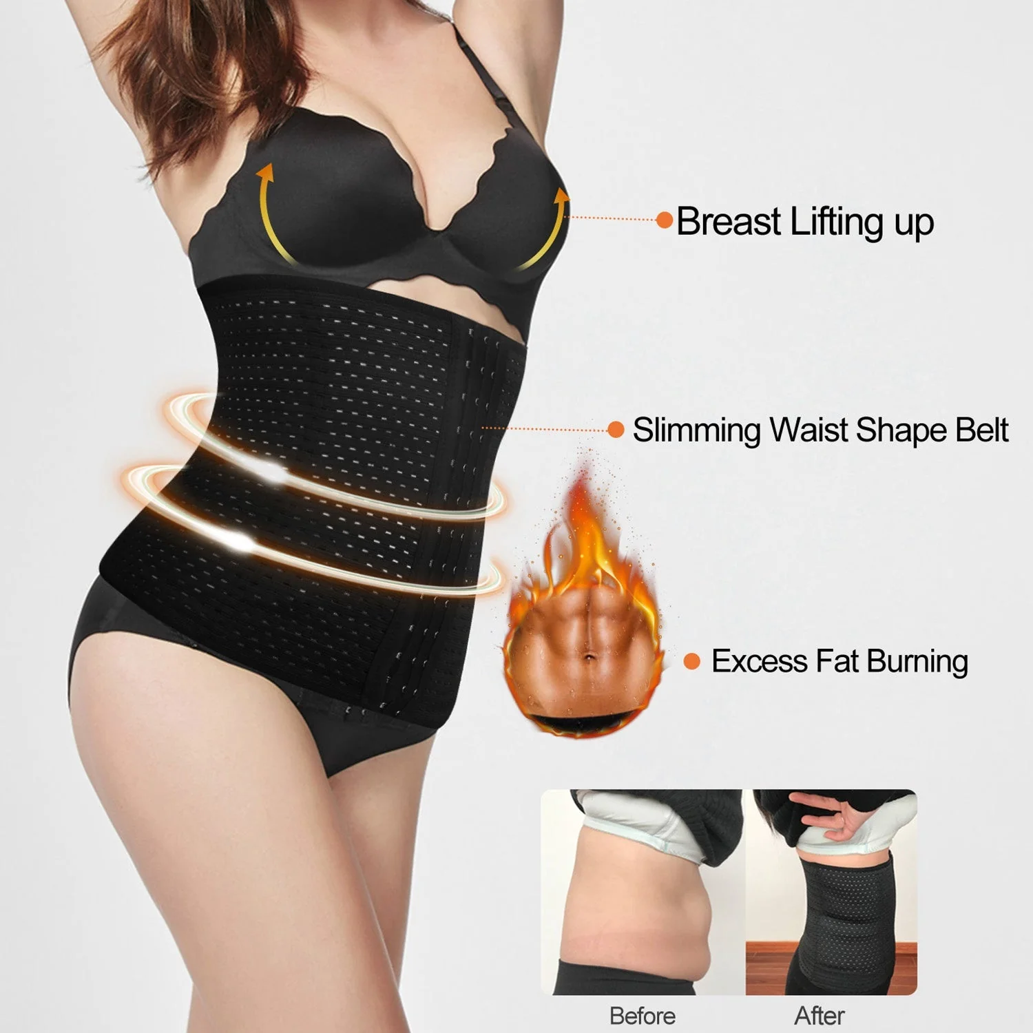 GBruno U-Shaped Slimming Waist Belt - Image 2
