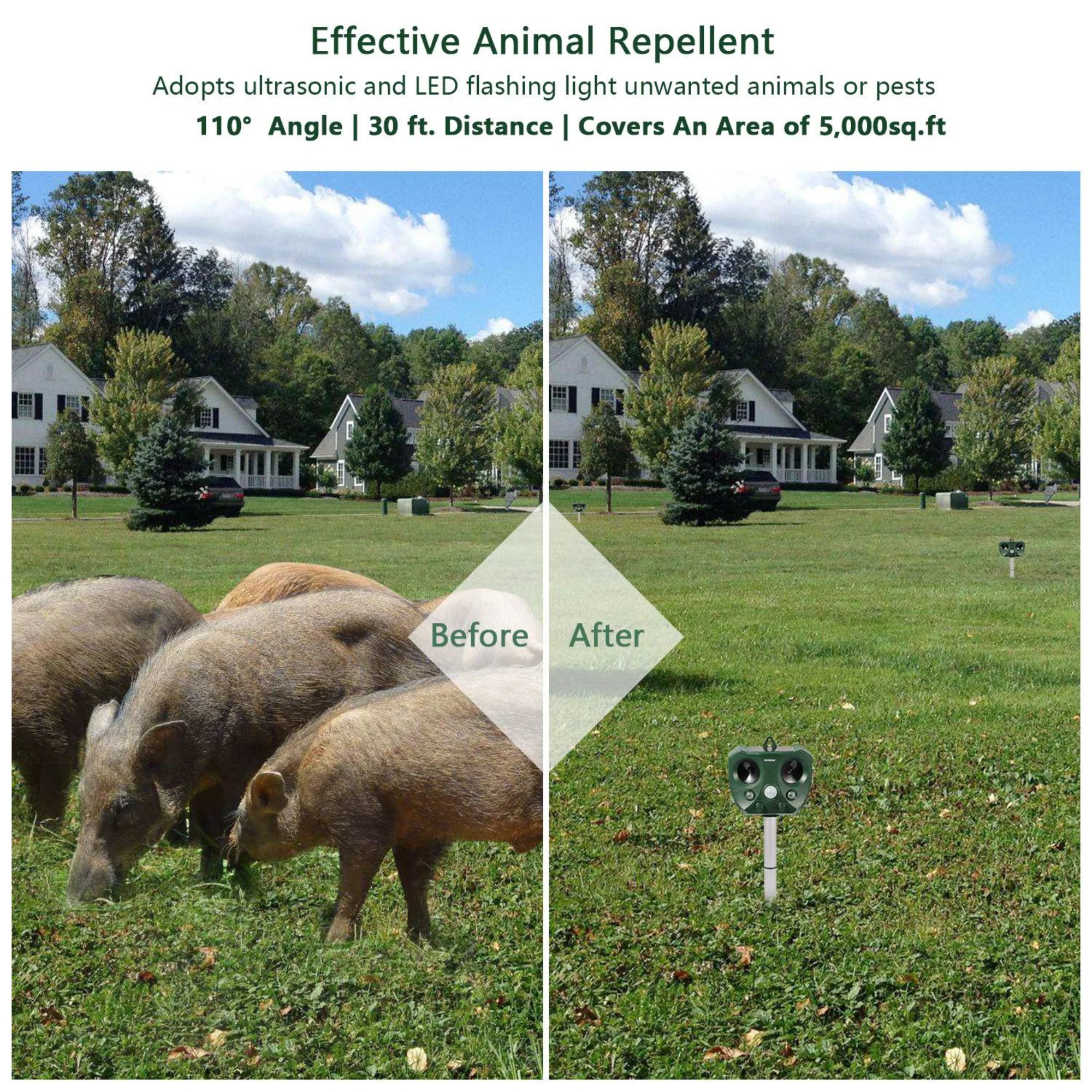 GBruno Ultrasonic Animal Repeller - Image 3