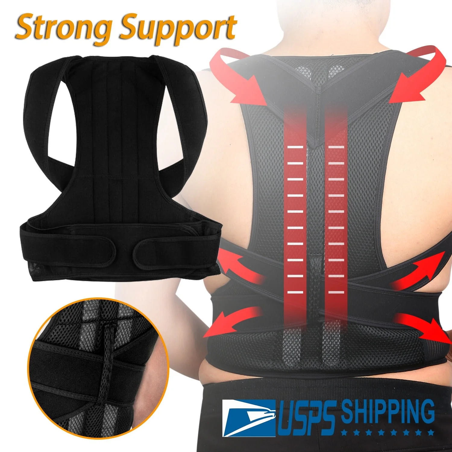 GBruno Unisex Back Posture Corrector - Image 6
