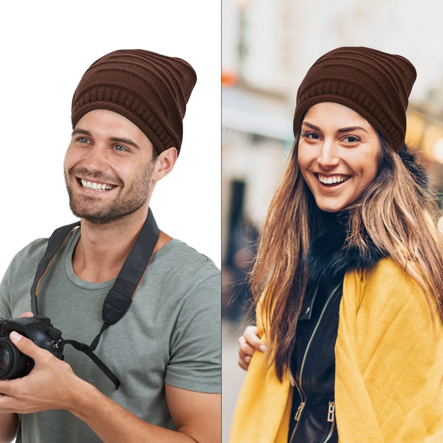 GBruno Unisex Knit Beanie Hat - Image 3