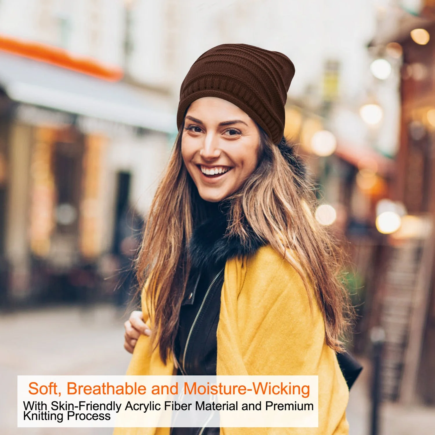 GBruno Unisex Knit Beanie Hat - Image 5