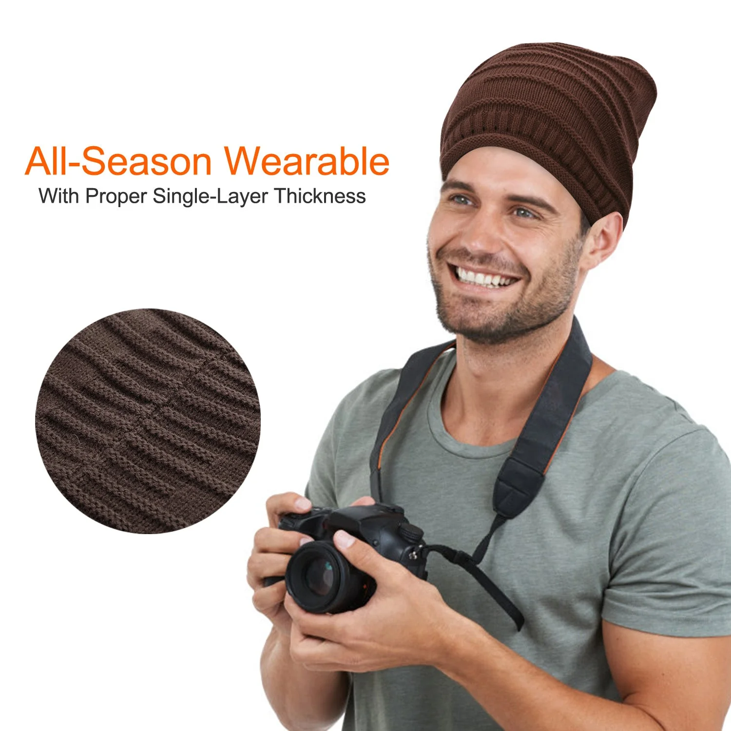 GBruno Unisex Knit Beanie Hat - Image 6
