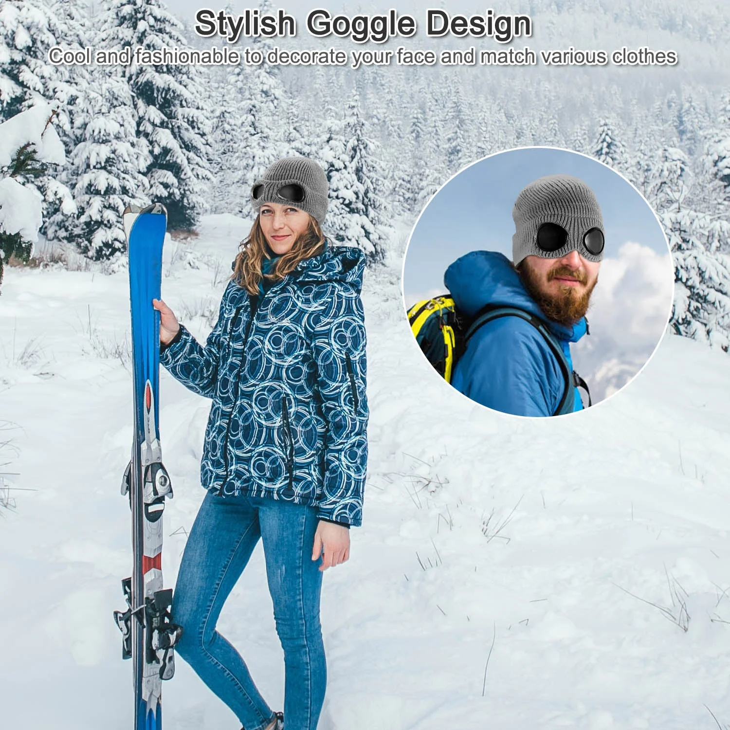 GBruno Unisex Knit Beanie Hat - Image 2