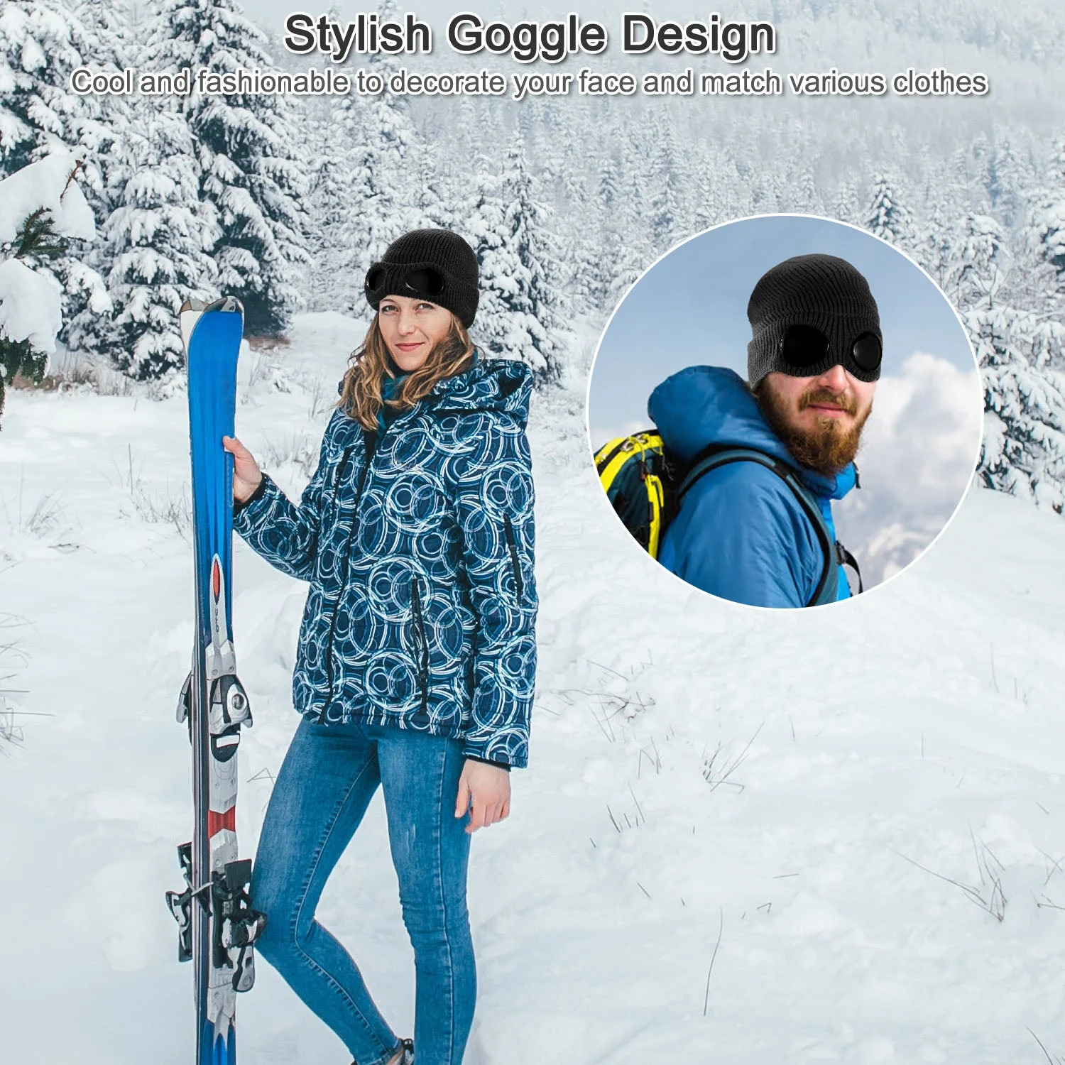GBruno Unisex Knit Beanie Hat - Image 3