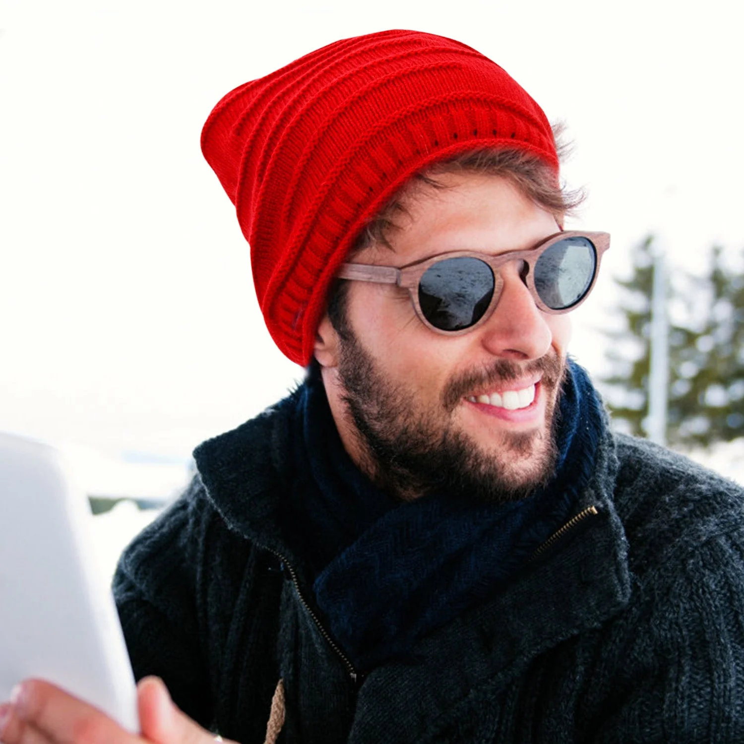 GBruno Unisex Knit Beanie Hat - Image 4