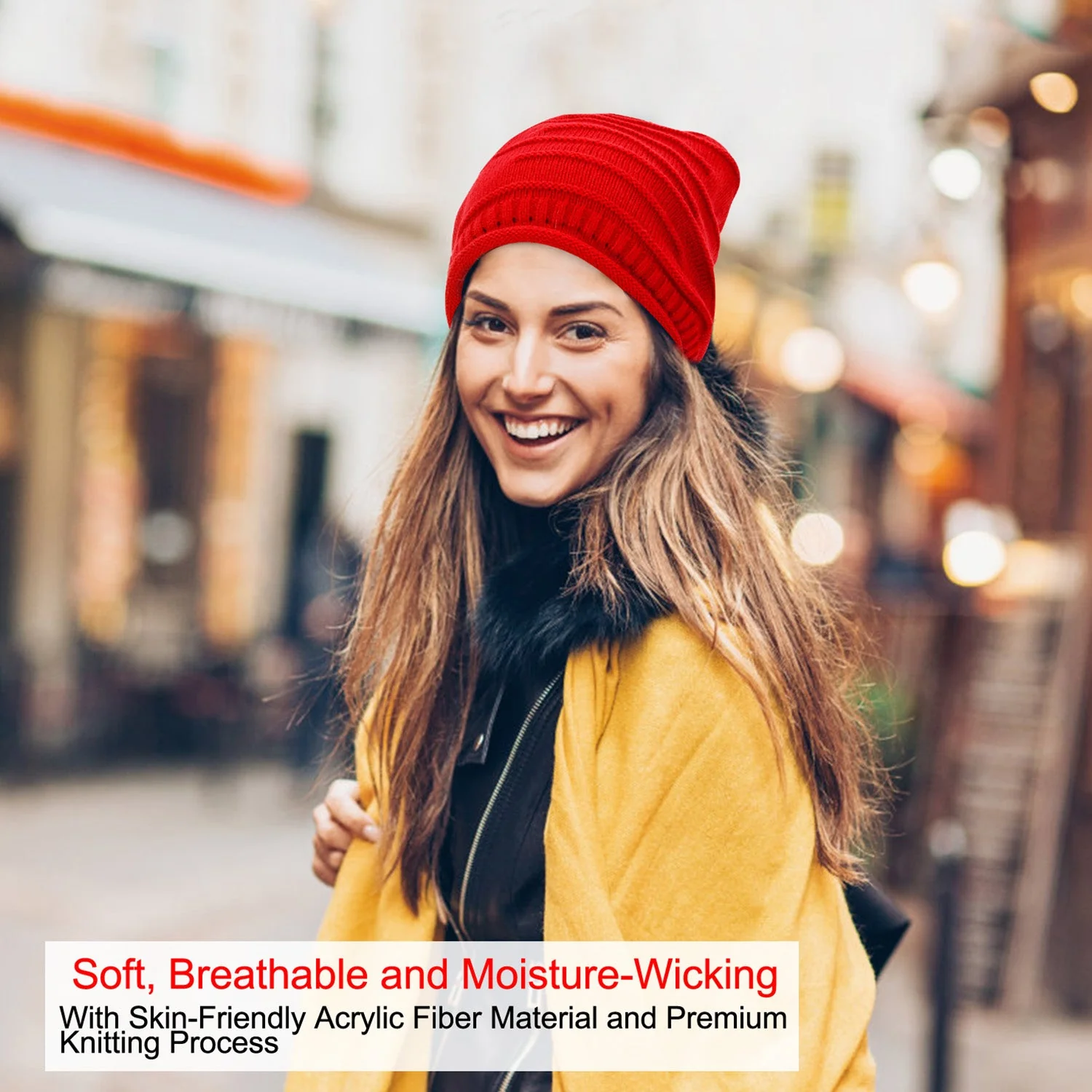 GBruno Unisex Knit Beanie Hat - Image 5