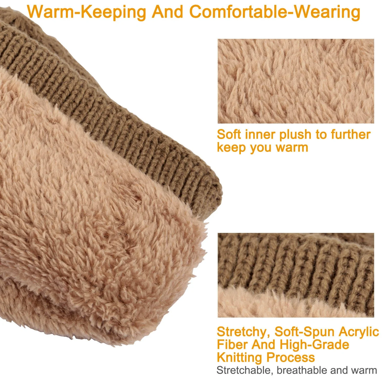 GBruno Unisex Knit Beanie Hat - Image 2