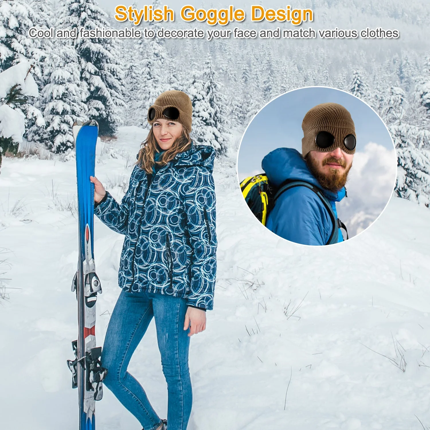 GBruno Unisex Knit Beanie Hat - Image 3