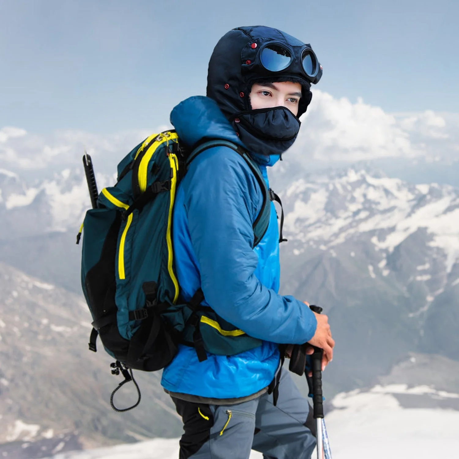 GBruno Unisex Thermal Winter Goggles Hat - Image 3