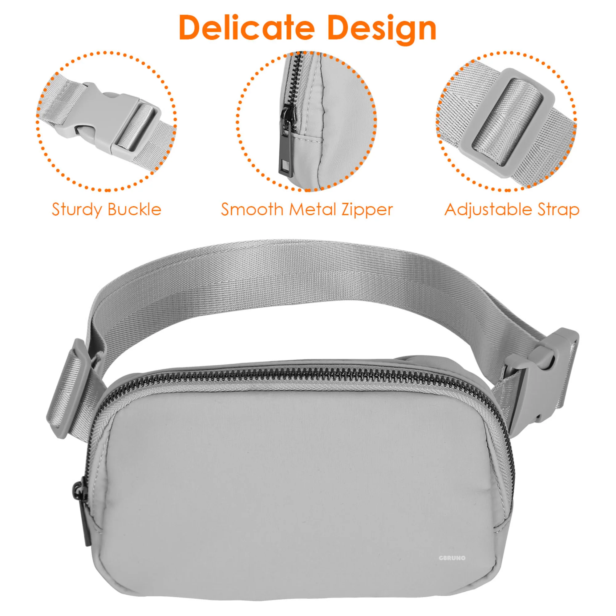 GBruno Unisex Waist Pouch Belt Bag - Image 6