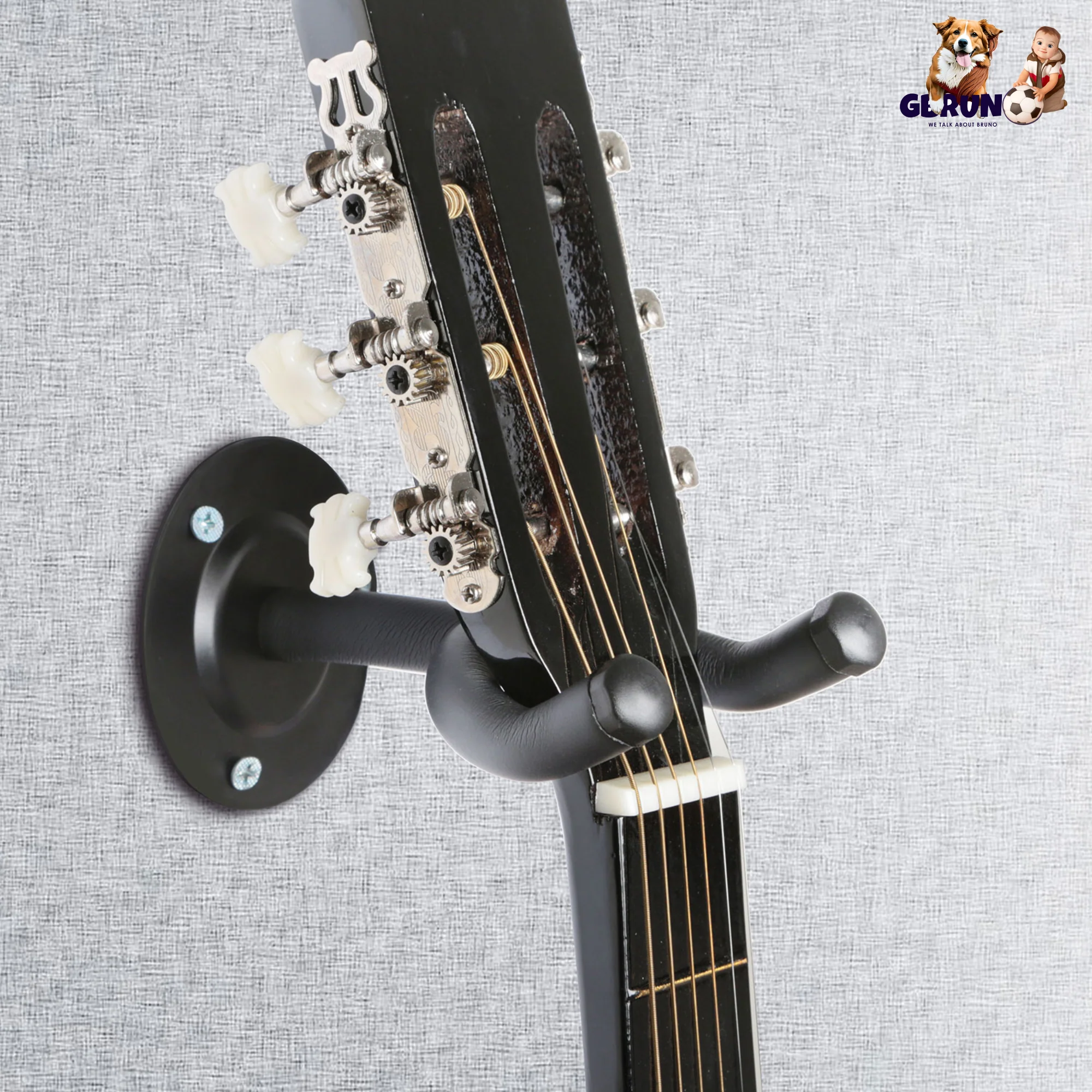 GBruno Wall Mount Guitar Hanger - Image 3