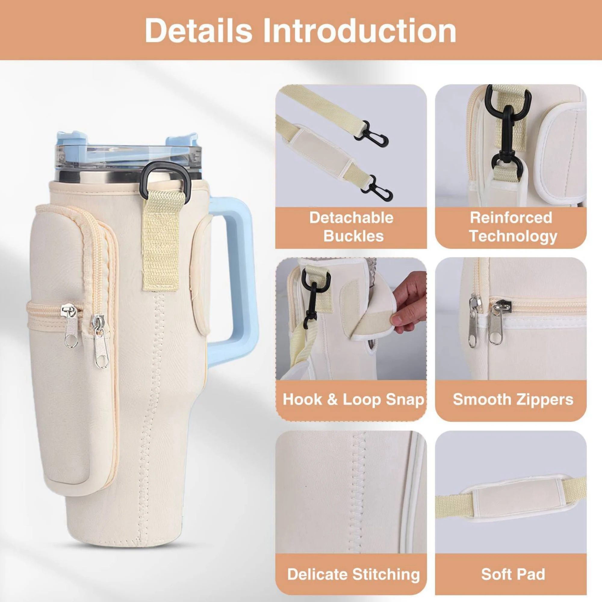 GBruno Water Bottle Carrier Bag - Image 2