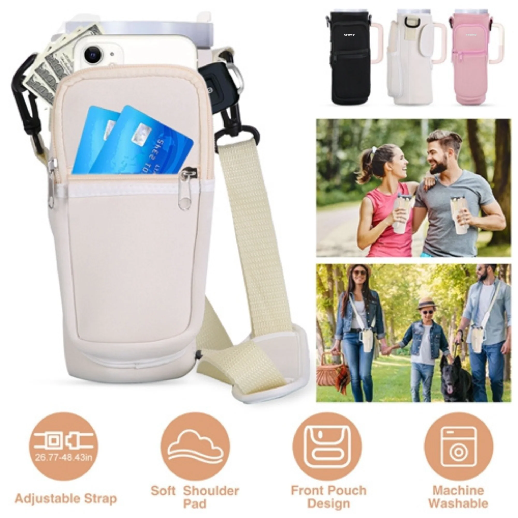 GBruno Water Bottle Carrier Bag - Image 5