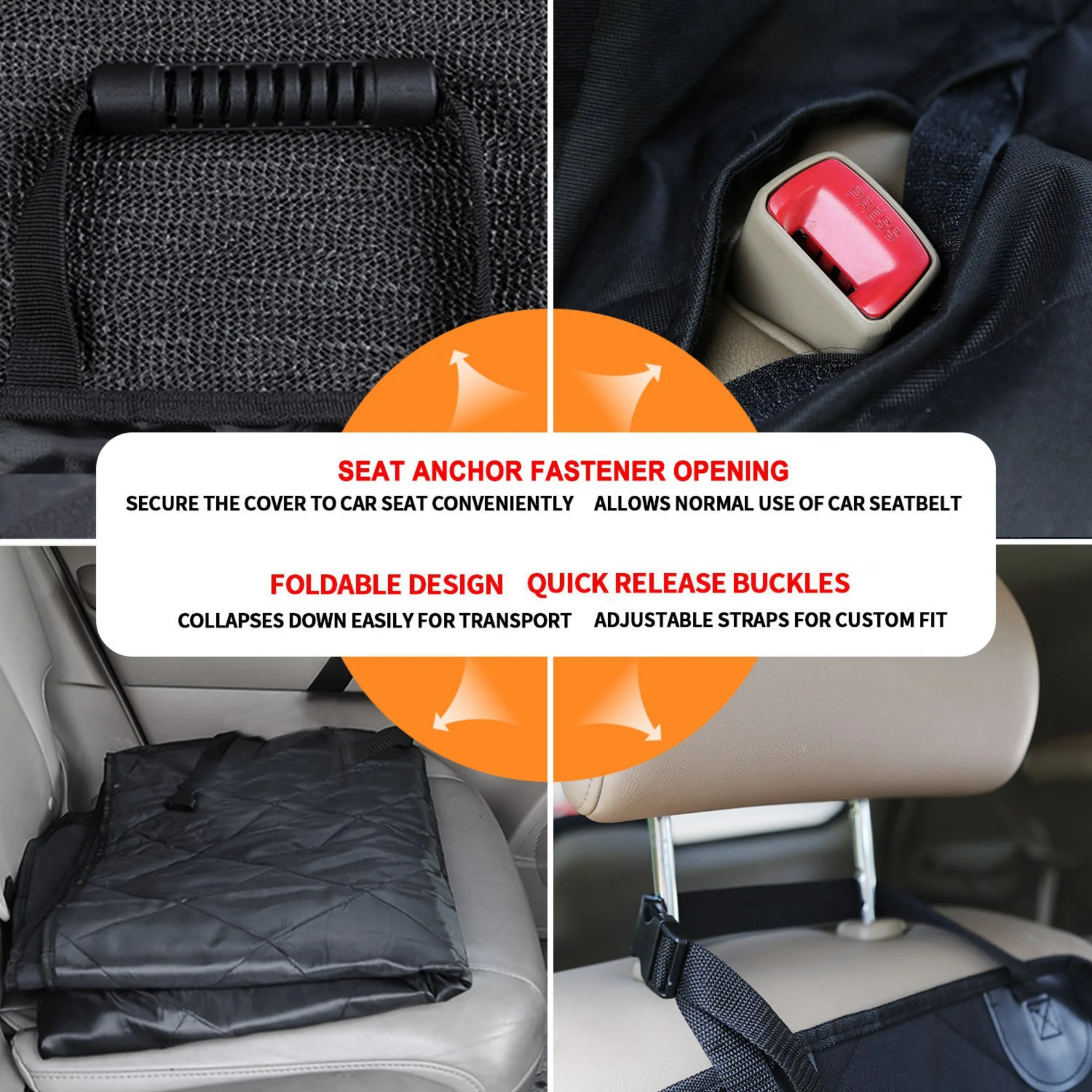 GBruno Waterproof Dog Car Seat Cover - Image 5