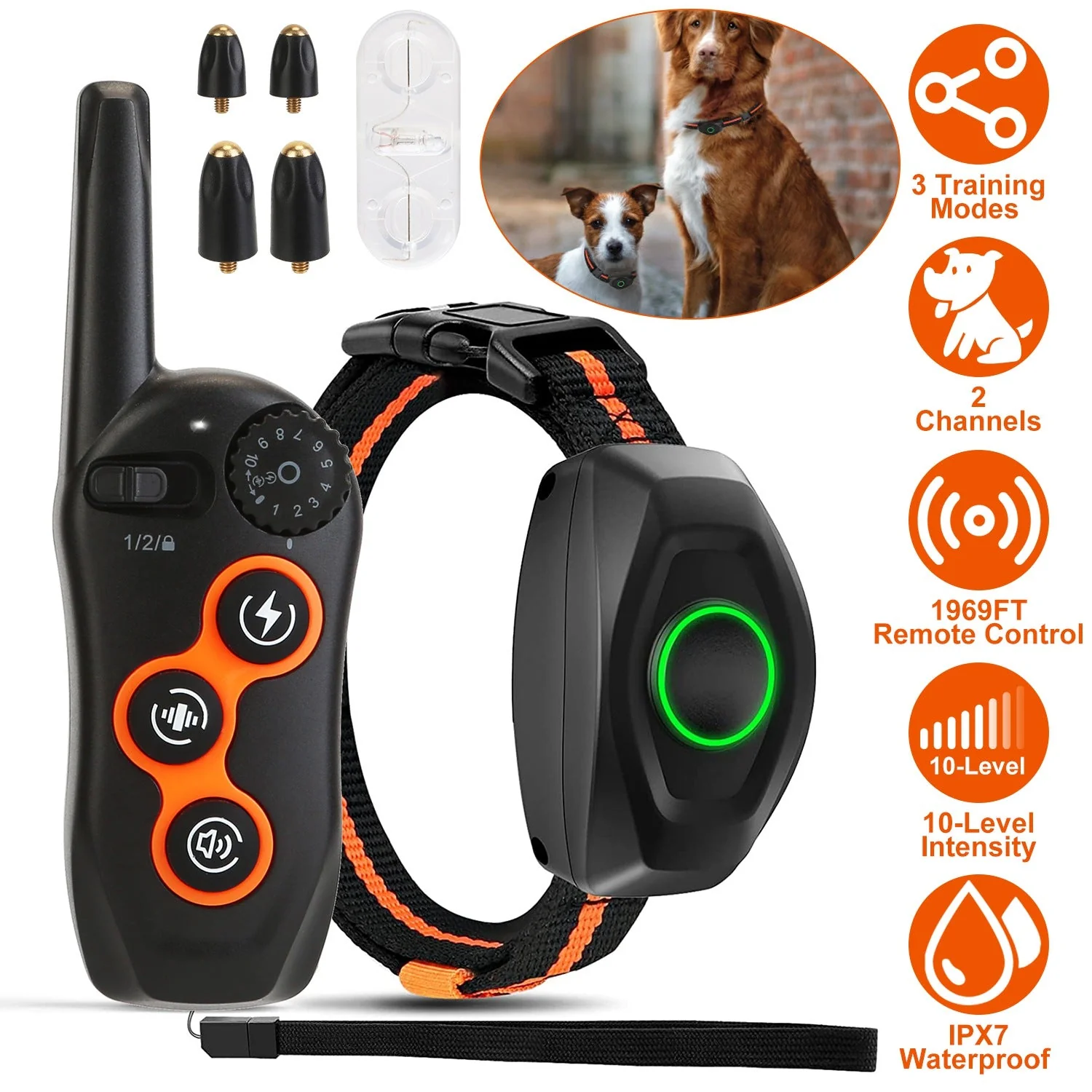 GBruno Waterproof Dog Training Collar - Image 2