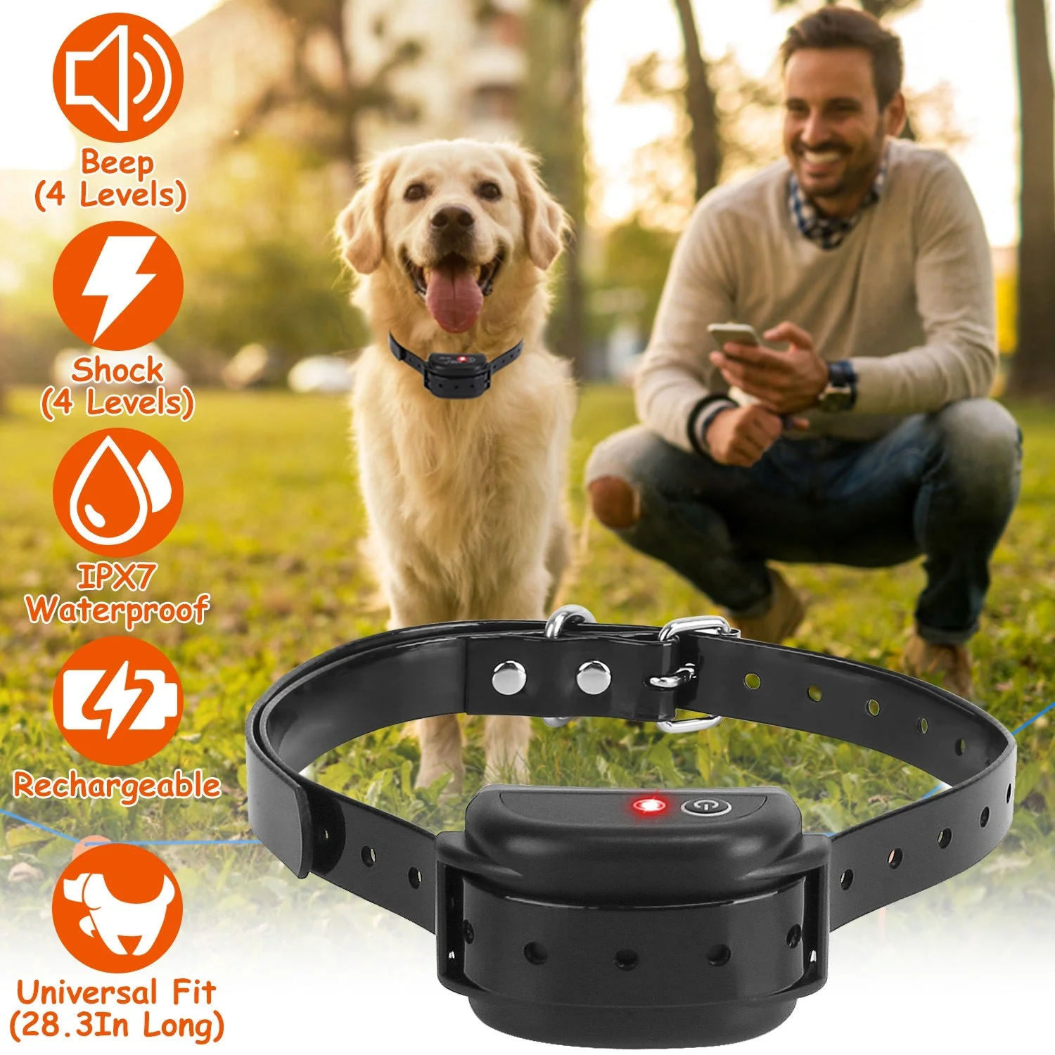 GBruno Waterproof Electric Dog Training Collar - Image 2