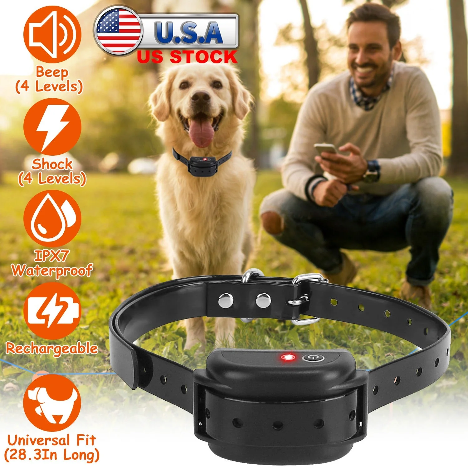 GBruno Waterproof Electric Dog Training Collar - Image 3