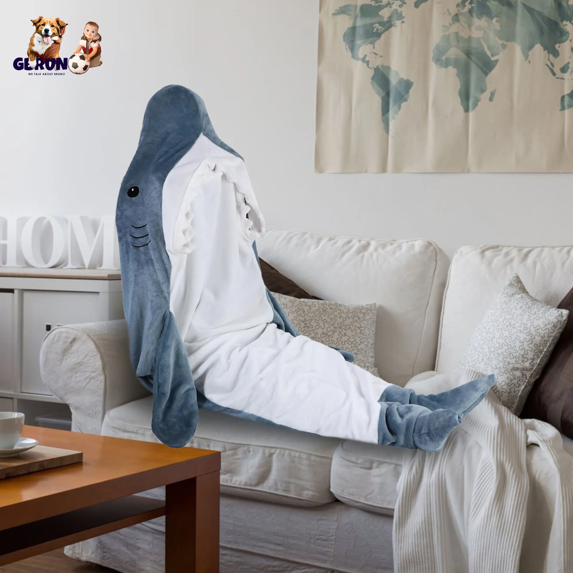GBruno Wearable Shark Sleeping Bag - Image 6