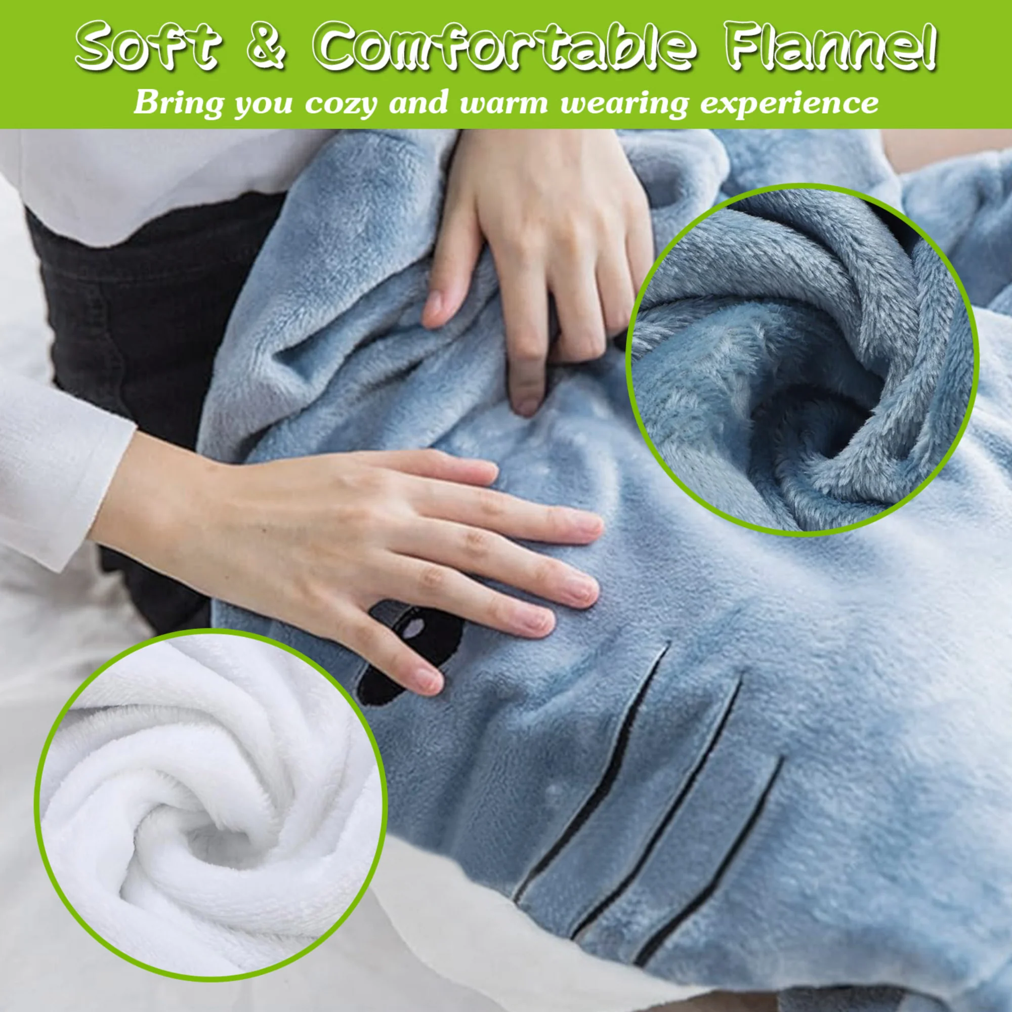 GBruno Wearable Shark Sleeping Bag - Image 3