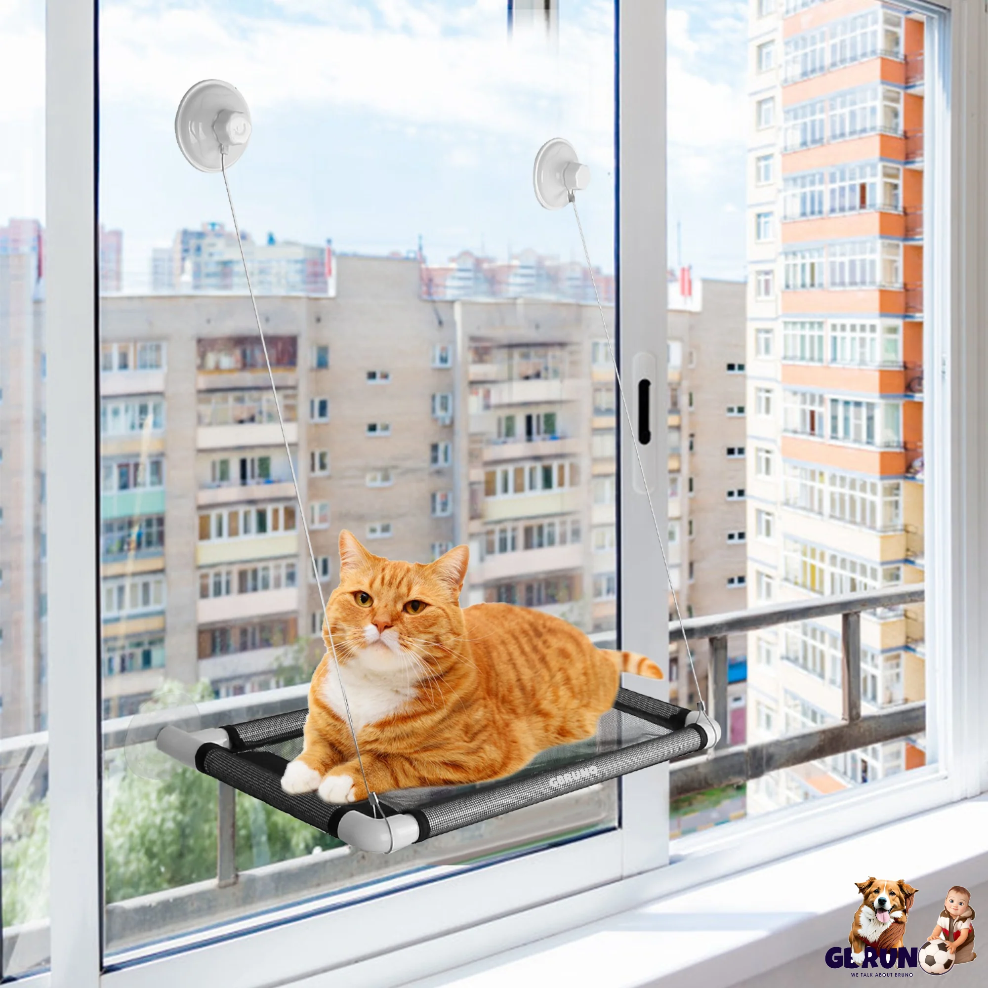 GBruno Window Perch Cat Hammock - Image 5