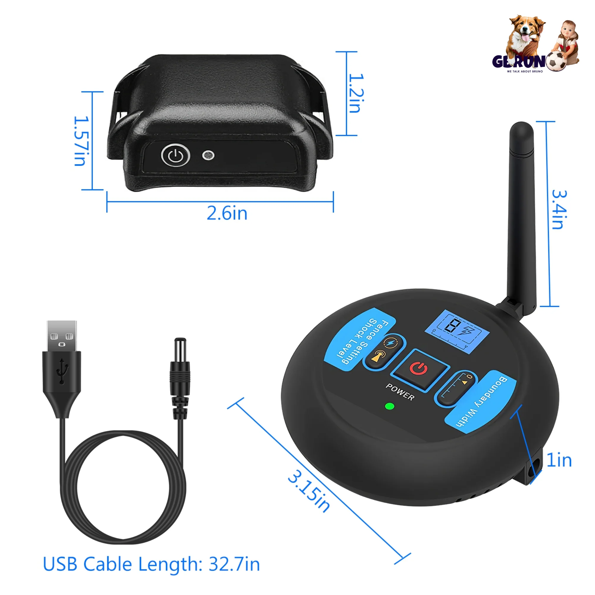 GBruno Wireless Electric Dog Fence - Image 2