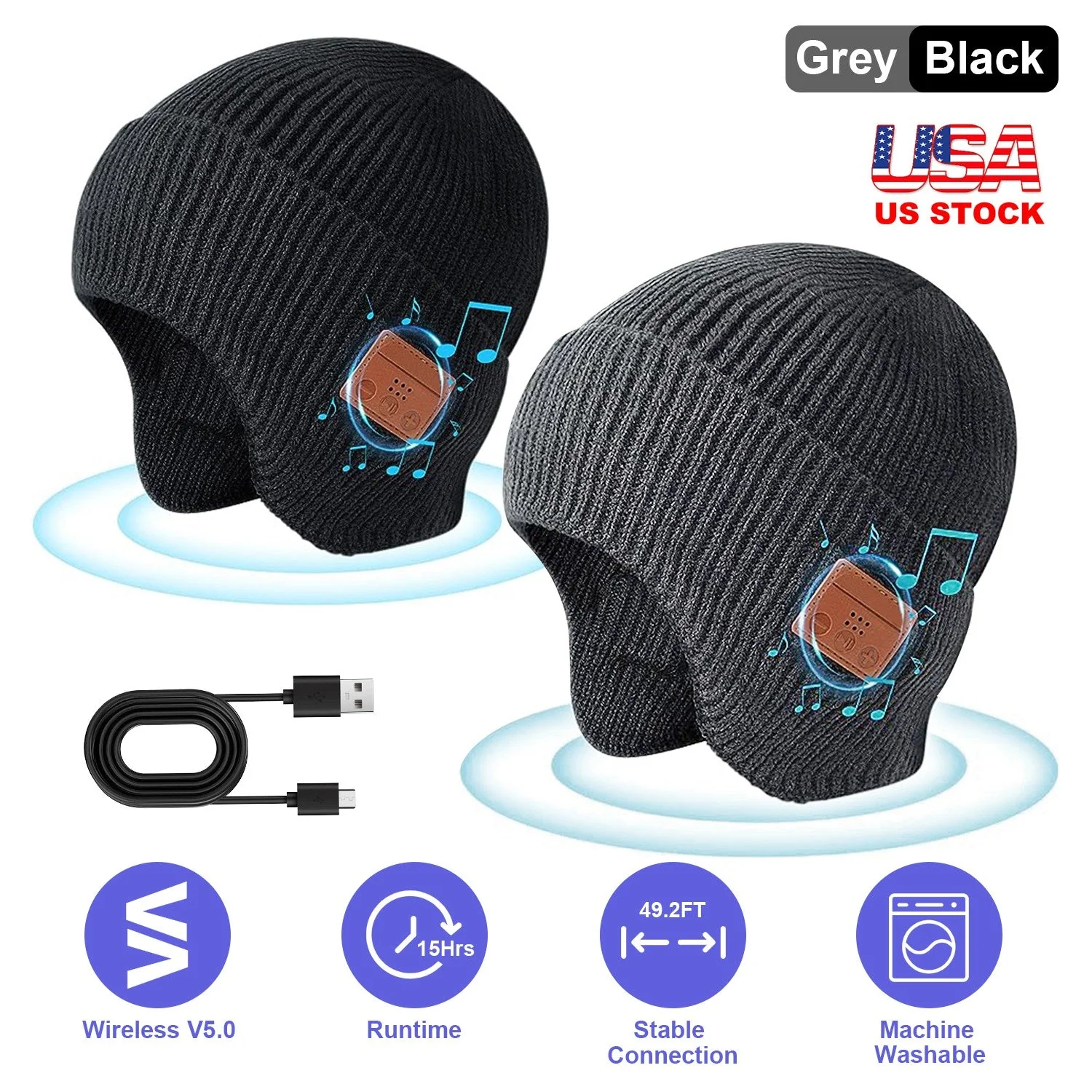 GBruno Wireless V5.0 Beanie Hat - Image 5