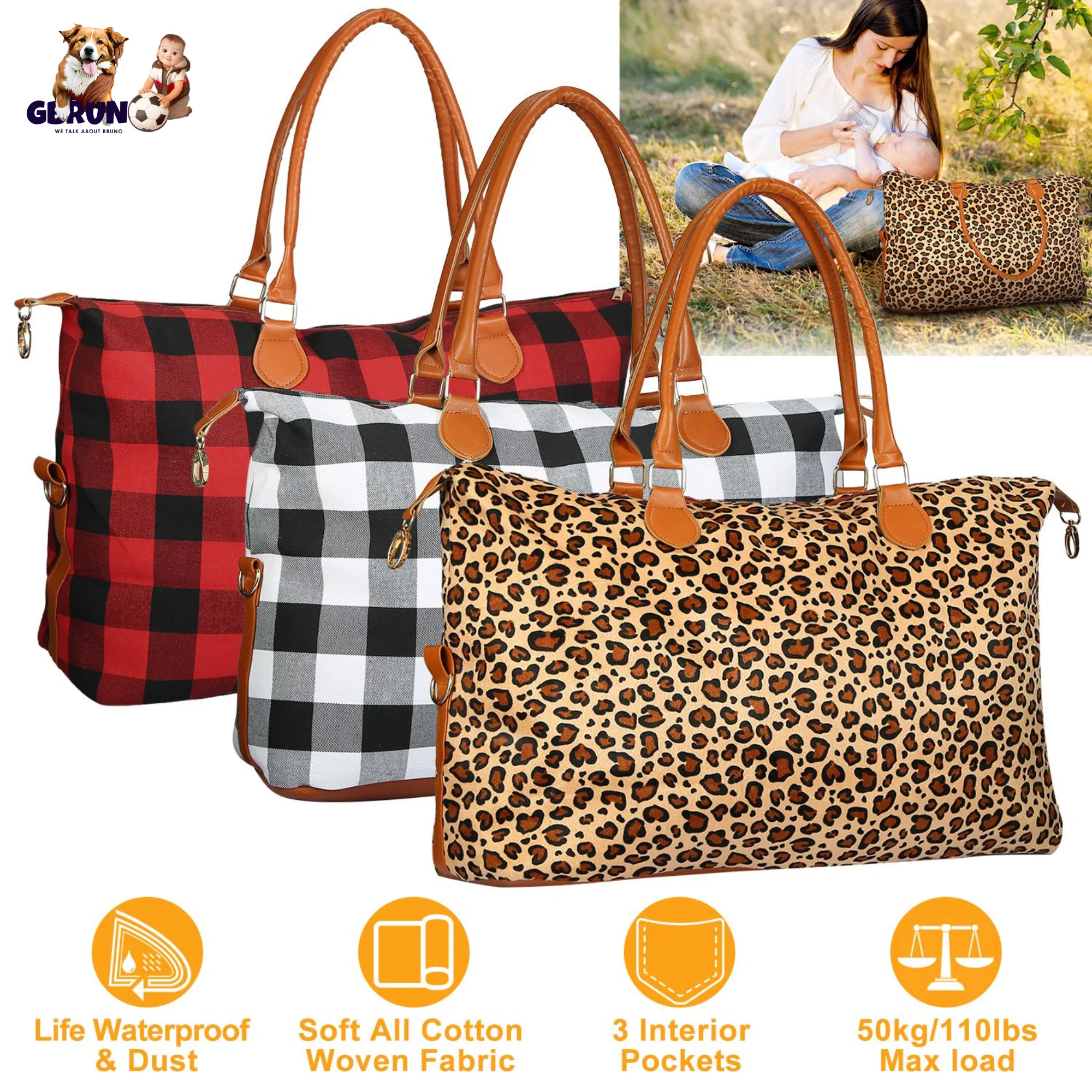 GBruno Women Duffle Bag - Image 3