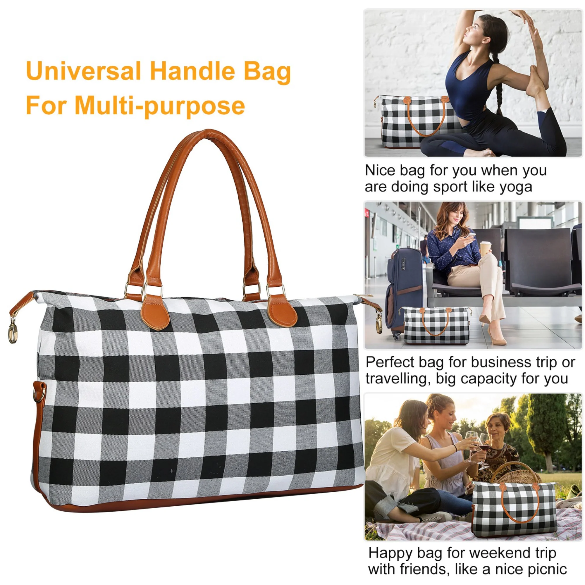 GBruno Women Duffle Bag - Image 4