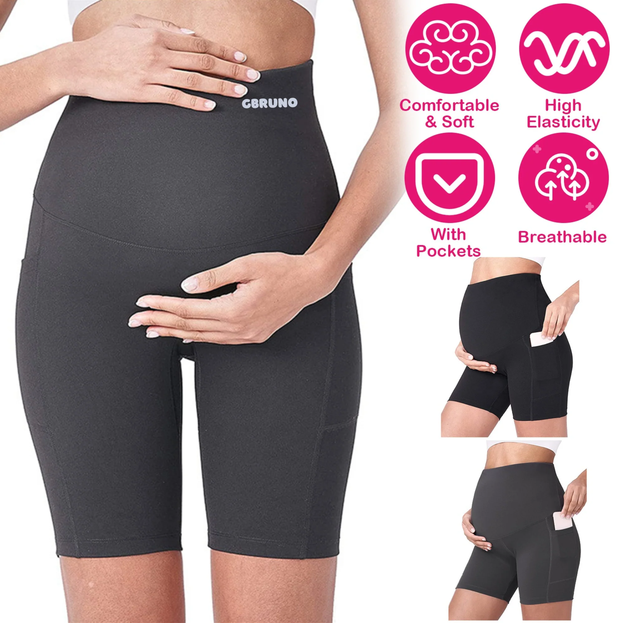 GBruno Women Maternity Shorts - Image 2
