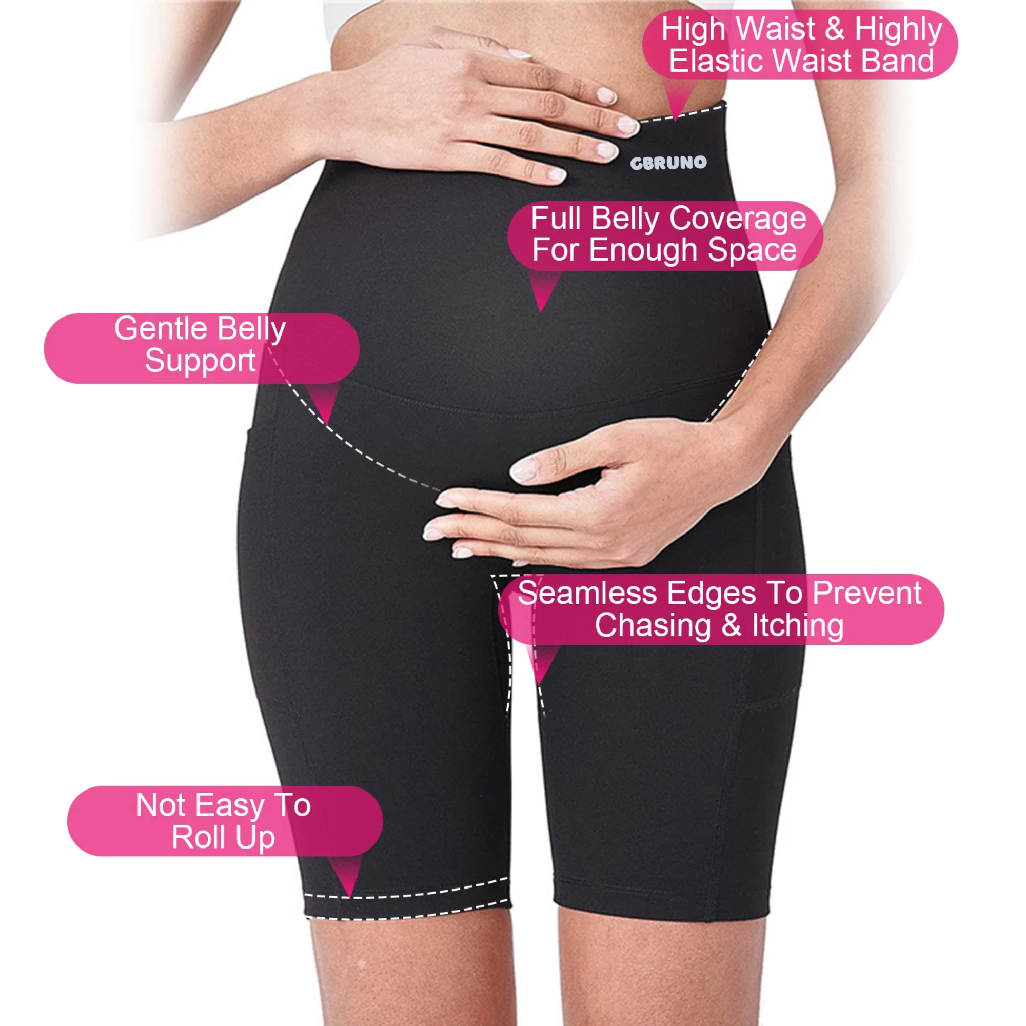 GBruno Women Maternity Shorts - Image 3