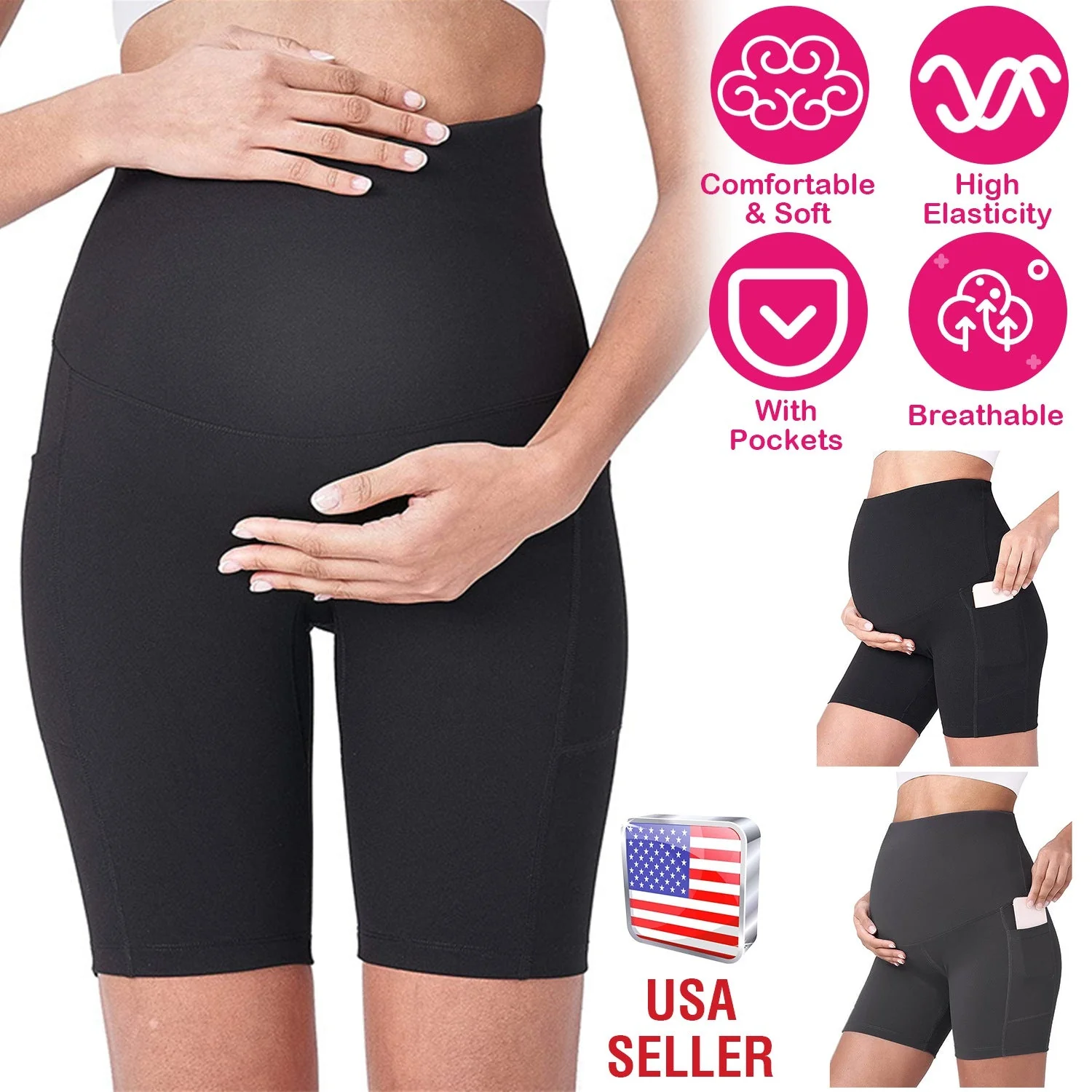GBruno Women Maternity Shorts - Image 3