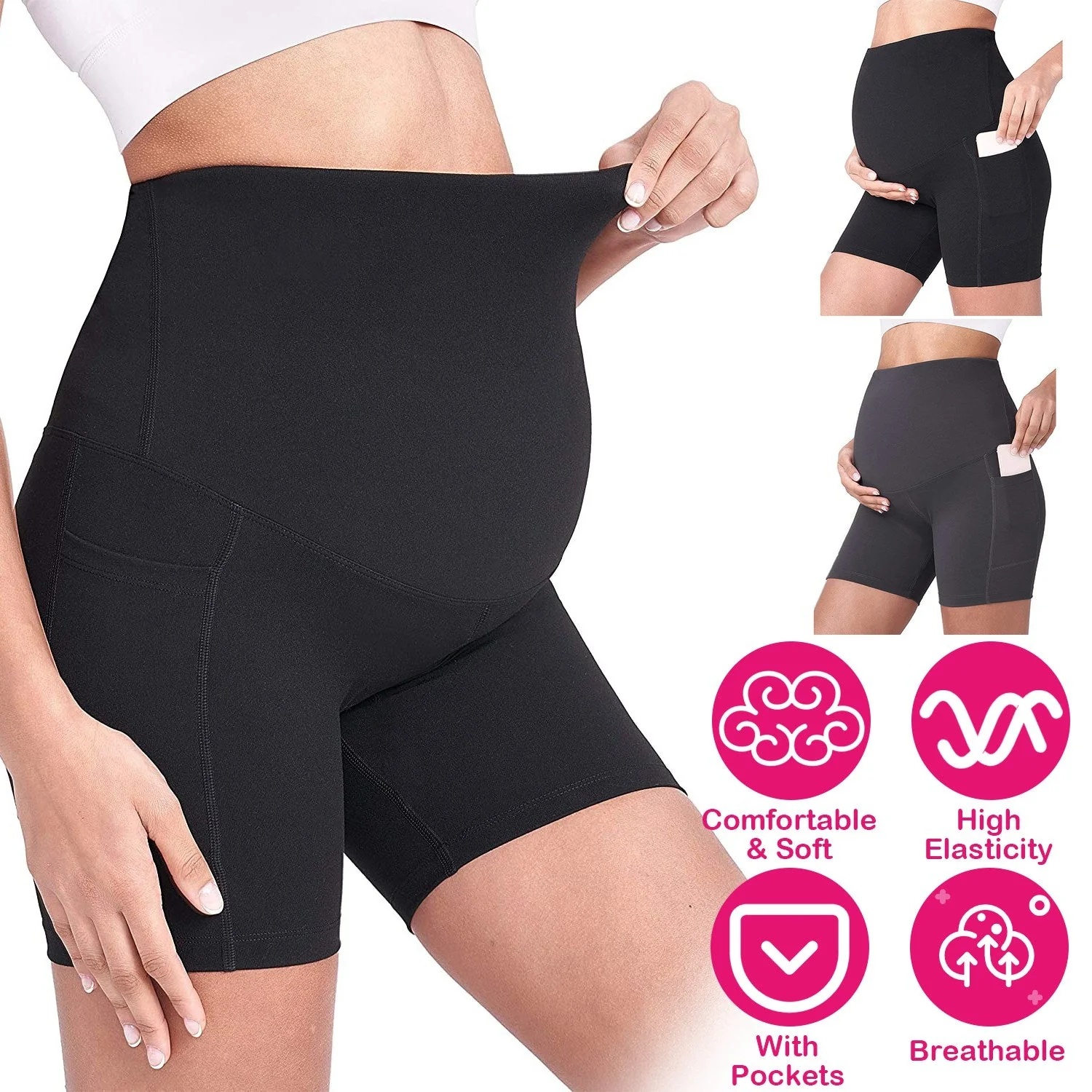 GBruno Women Maternity Shorts - Image 4