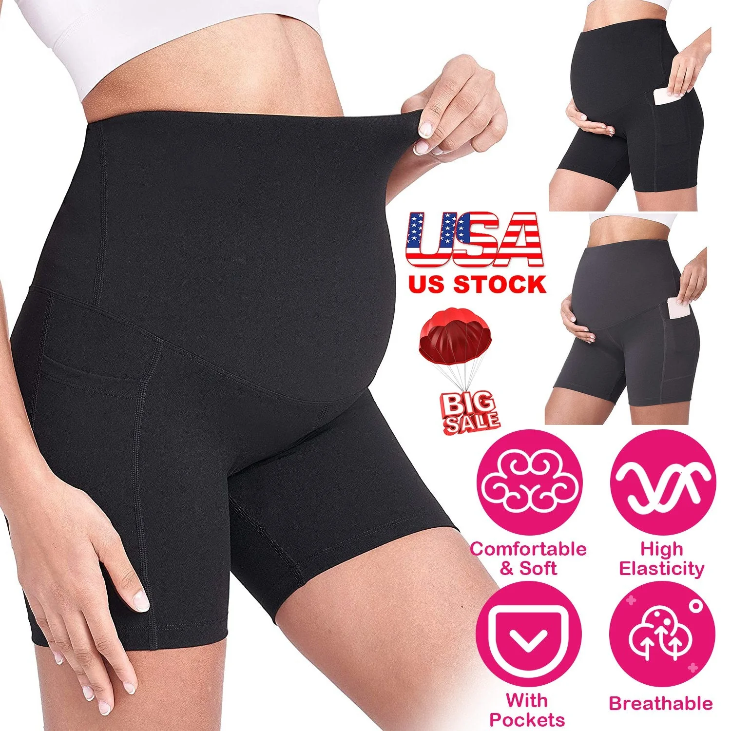GBruno Women Maternity Shorts - Image 5