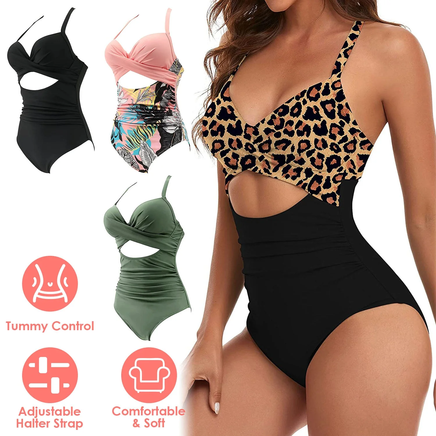 GBruno Women’s One Piece Swimsuit - Image 3