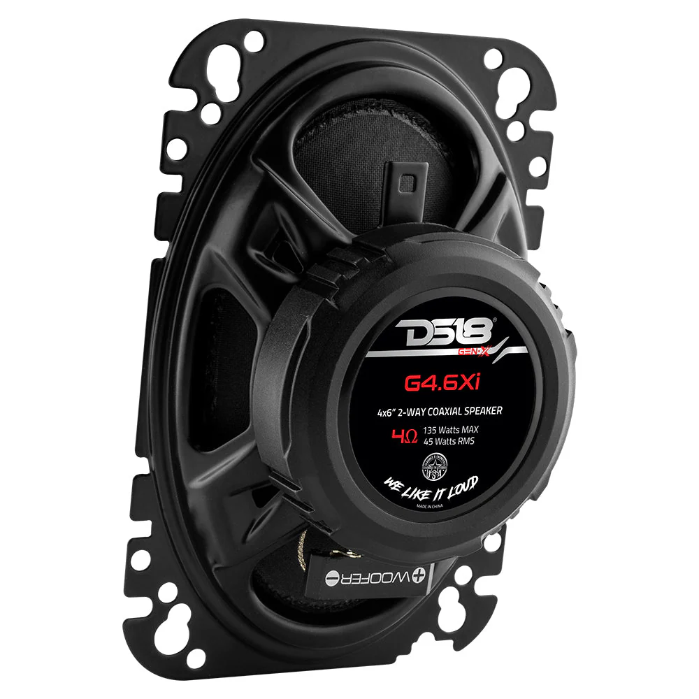 GEN-X 4x6 2-Way Coaxial Speakers 45 Watts Rms 4-Ohm - Image 4
